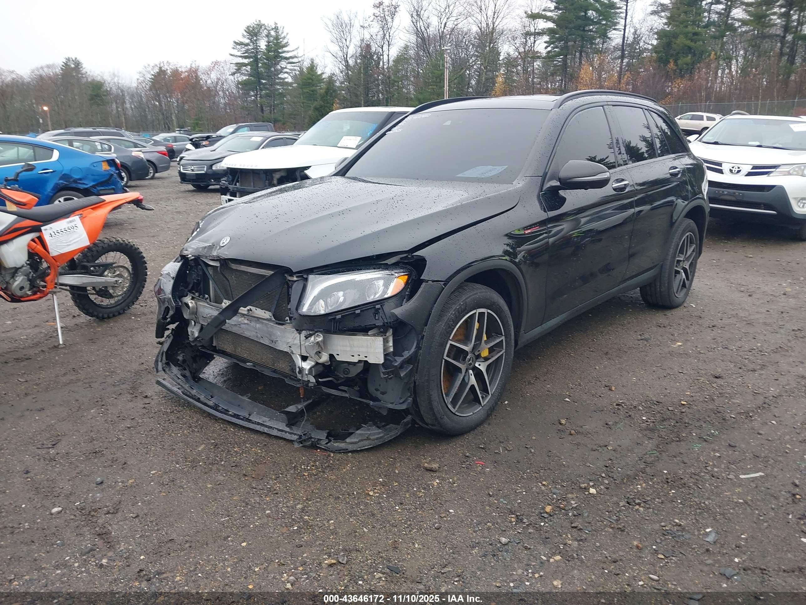 2018 Mercedes-benz Glc 300 4matic Black vin: WDC0G4KB9JV053327