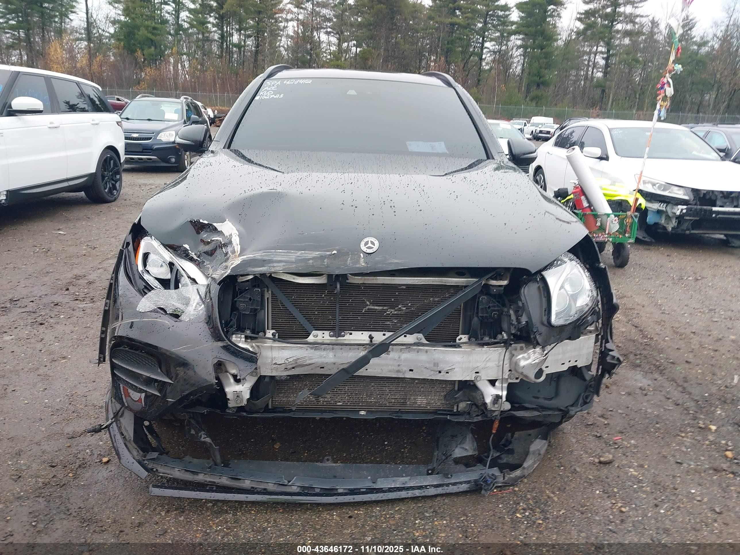 2018 Mercedes-benz Glc 300 4matic Black vin: WDC0G4KB9JV053327