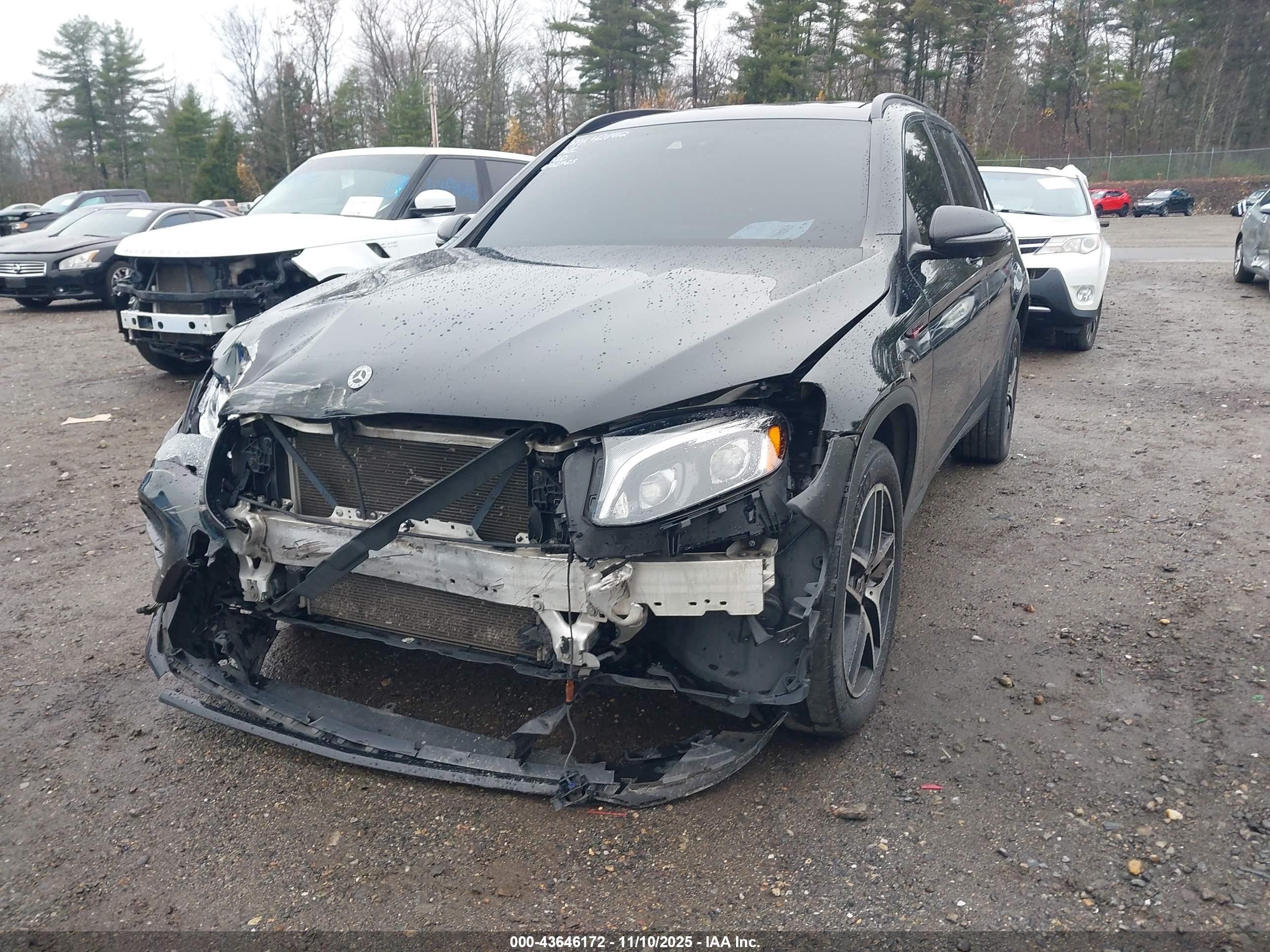 2018 Mercedes-benz Glc 300 4matic Black vin: WDC0G4KB9JV053327