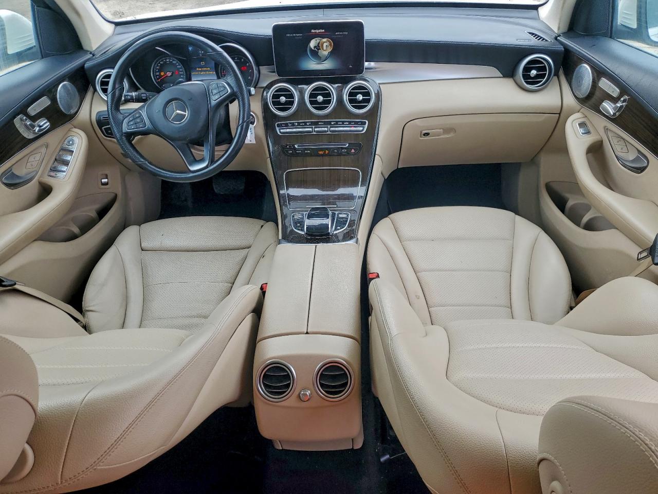 2019 Mercedes-benz Glc 300 4matic White vin: WDC0G4KB9KF566900