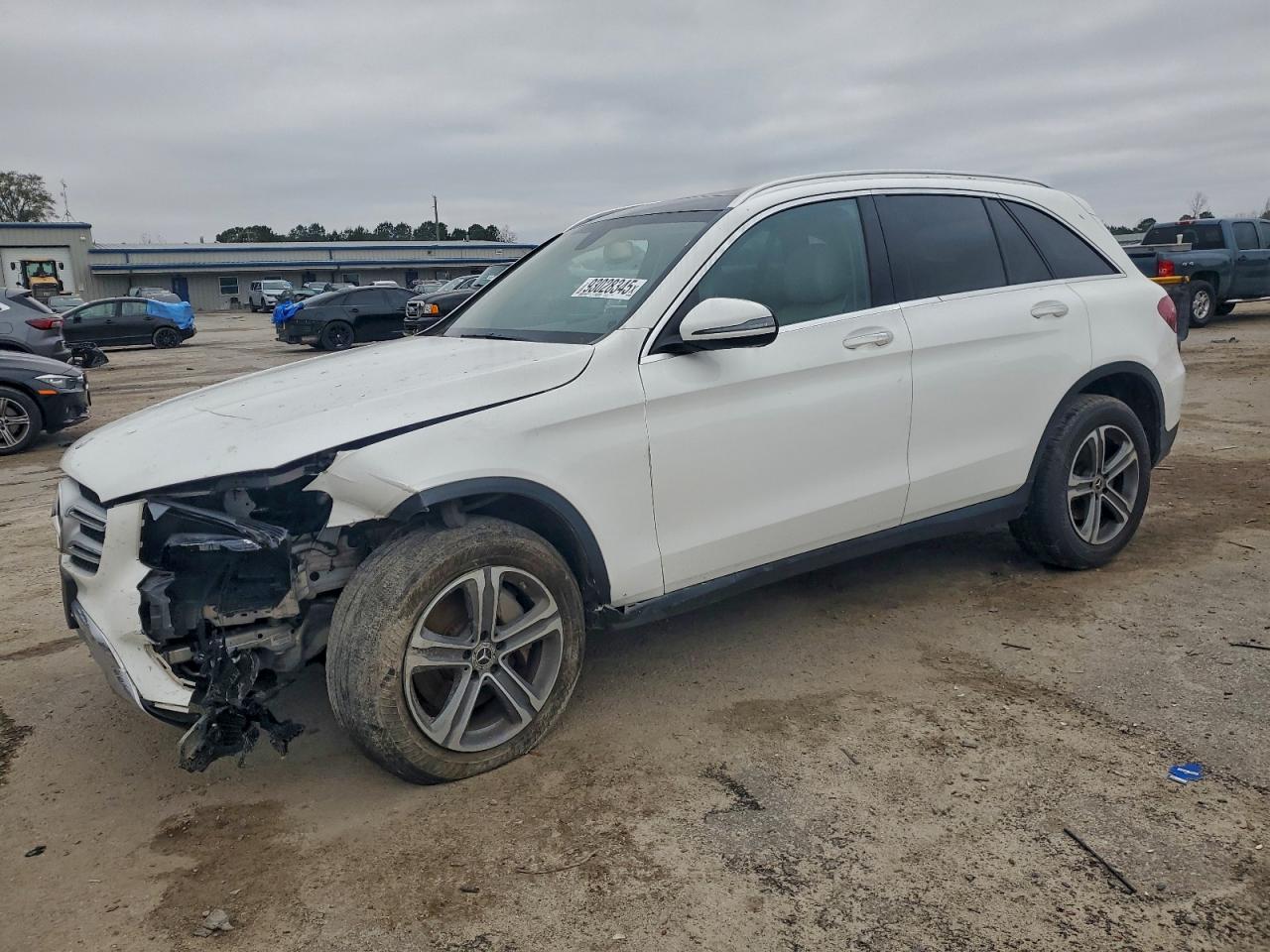 2019 Mercedes-benz Glc 300 4matic White vin: WDC0G4KB9KF566900