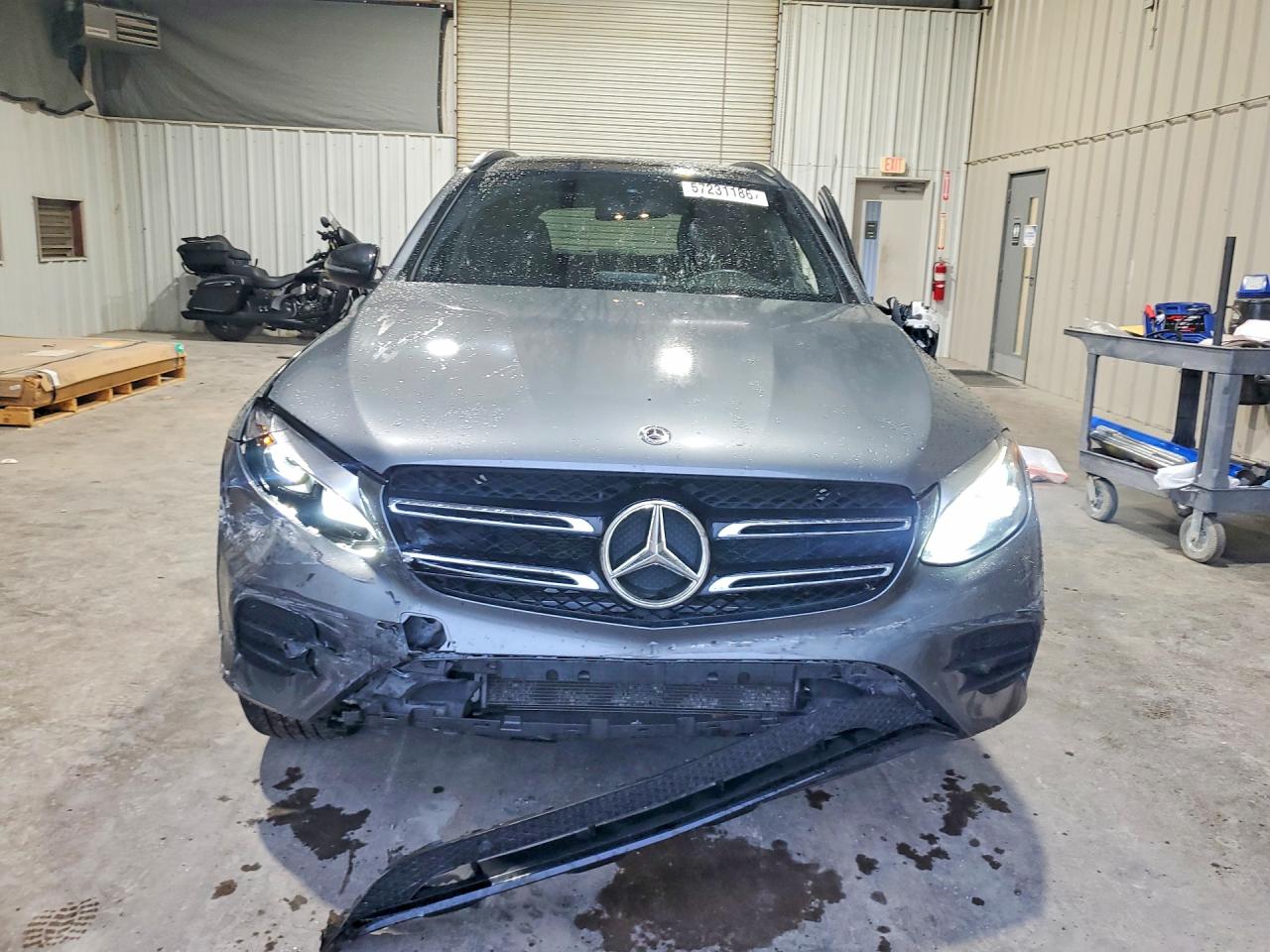 2019 Mercedes-benz Glc 300 4matic Gray vin: WDC0G4KB9KV148696