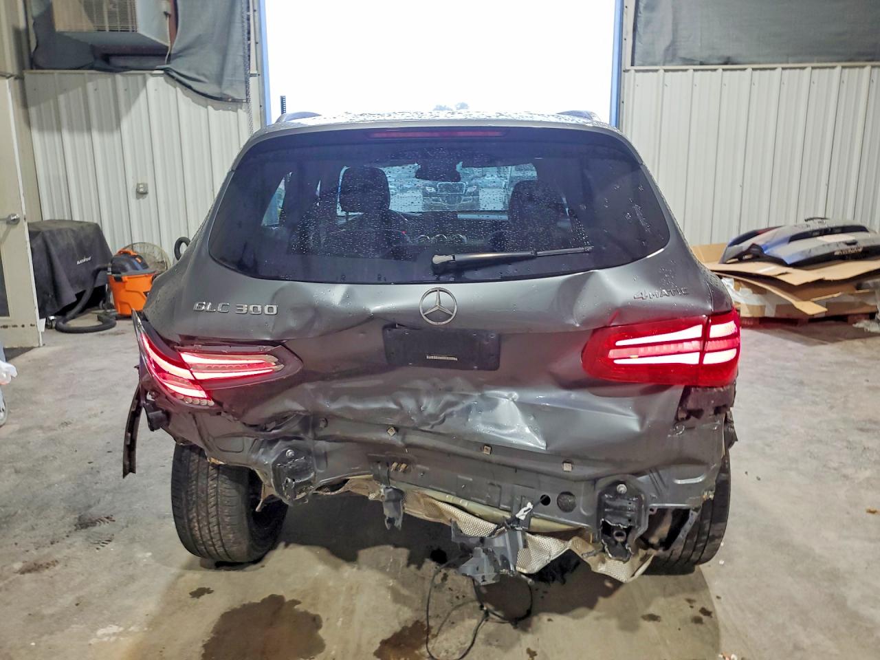 2019 Mercedes-benz Glc 300 4matic Gray vin: WDC0G4KB9KV148696