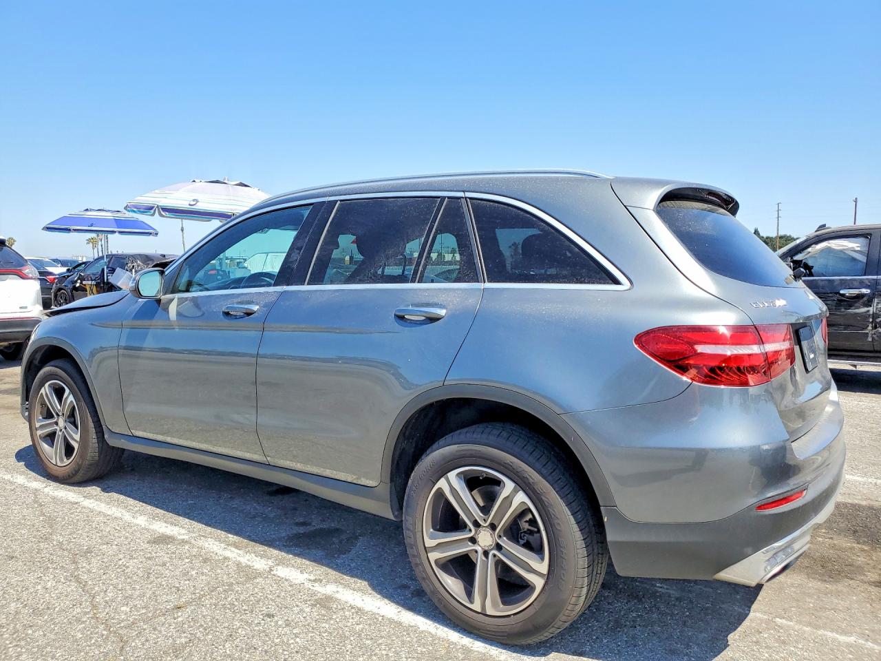 2017 Mercedes-benz Glc 300 4matic Gray vin: WDC0G4KBXHF128489
