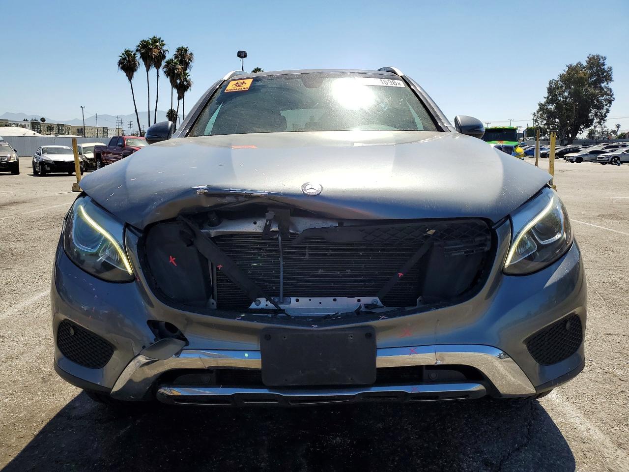 2017 Mercedes-benz Glc 300 4matic Gray vin: WDC0G4KBXHF128489