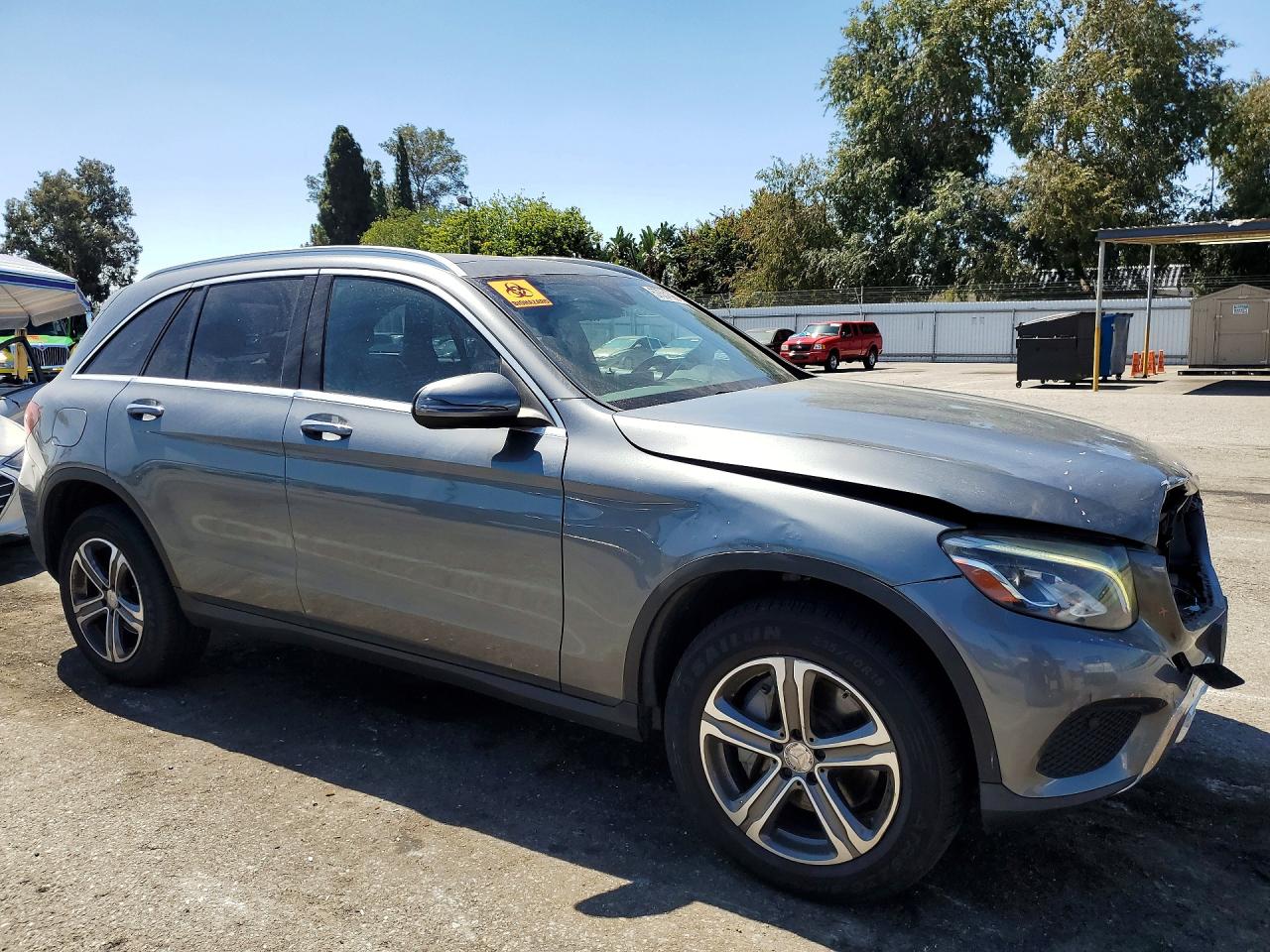 2017 Mercedes-benz Glc 300 4matic Gray vin: WDC0G4KBXHF128489