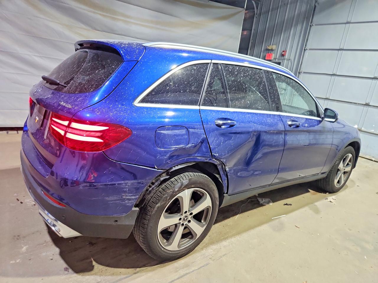 2019 Mercedes-benz Glc 300 4matic Blue vin: WDC0G4KBXKF663474