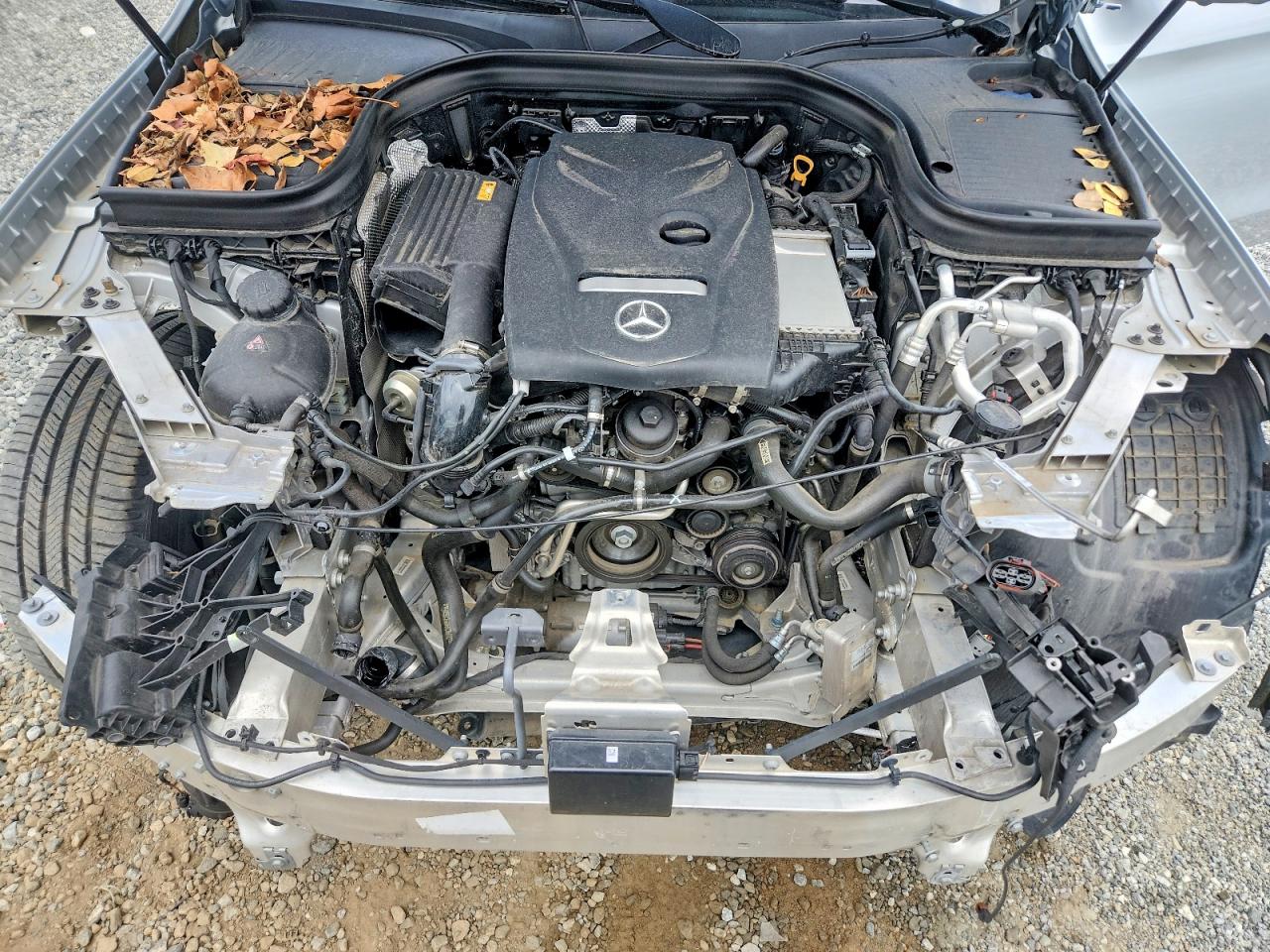 2019 Mercedes-benz Glc 300 4matic Silver vin: WDC0G4KBXKV127338