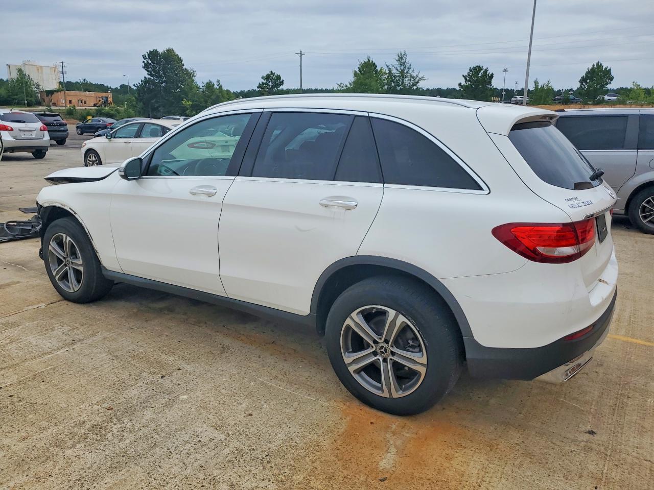 2019 Mercedes-benz Glc 300 4matic White vin: WDC0G4KBXKV129560