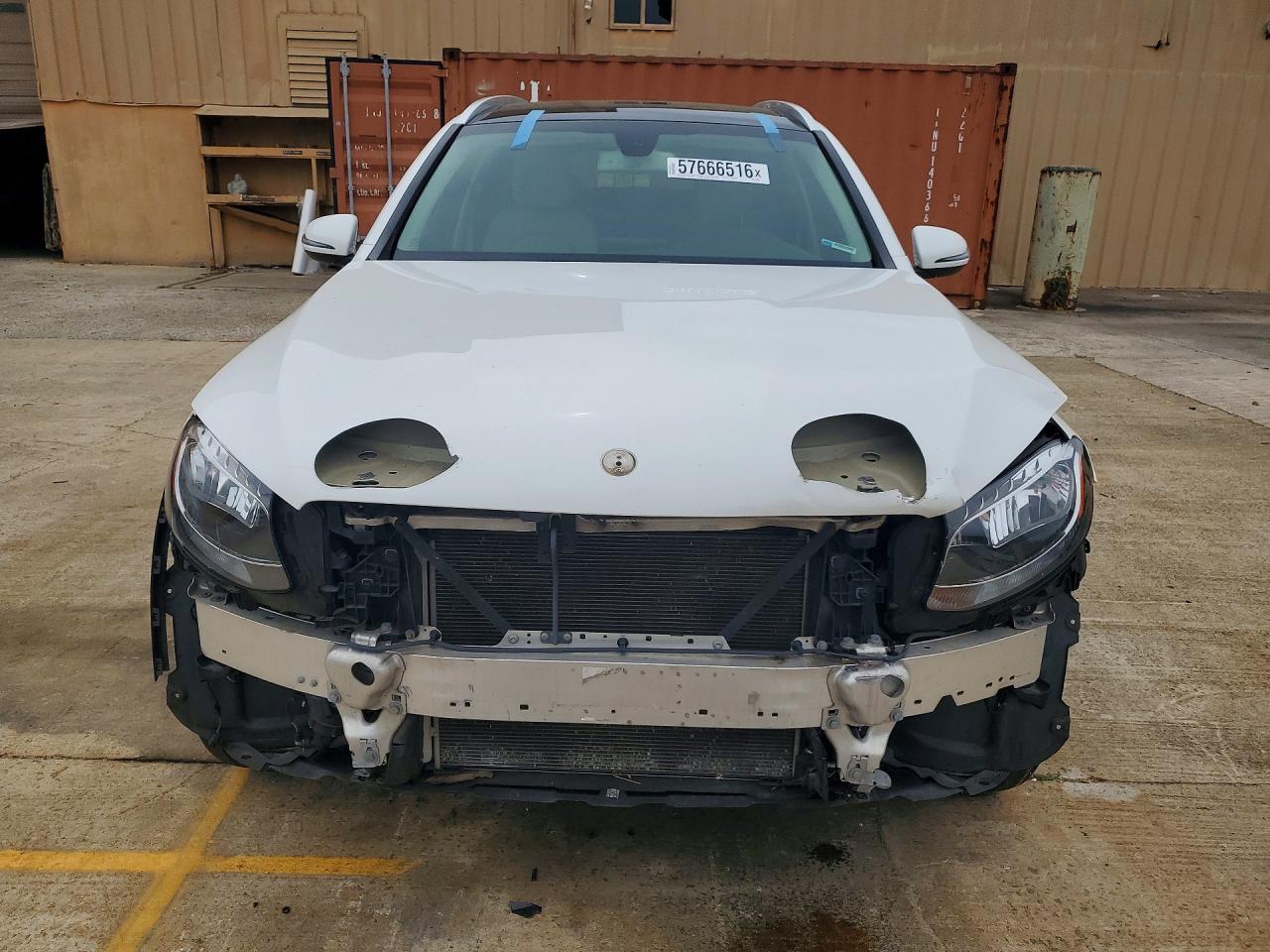 2019 Mercedes-benz Glc 300 4matic White vin: WDC0G4KBXKV129560