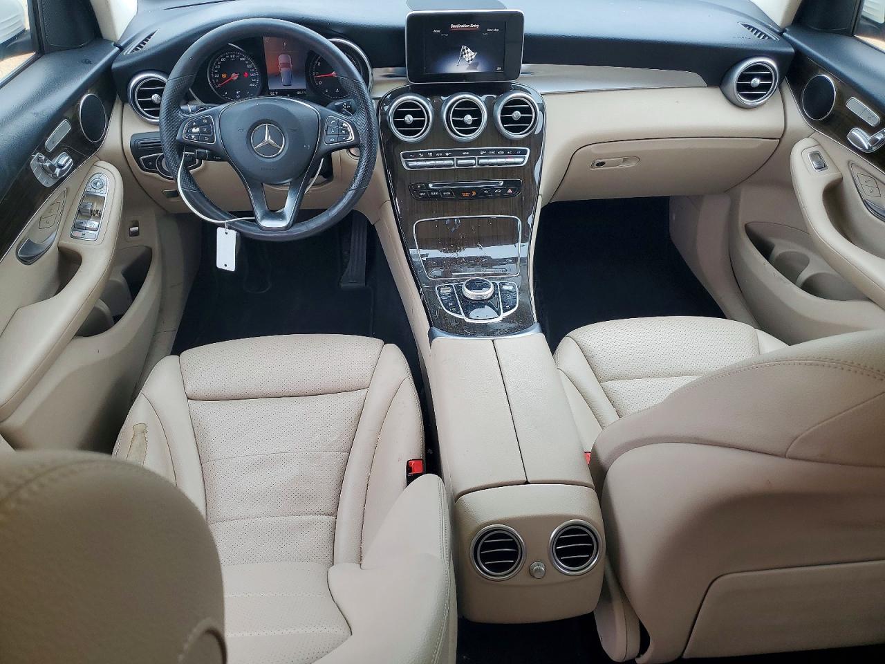 2019 Mercedes-benz Glc 300 4matic White vin: WDC0G4KBXKV129560