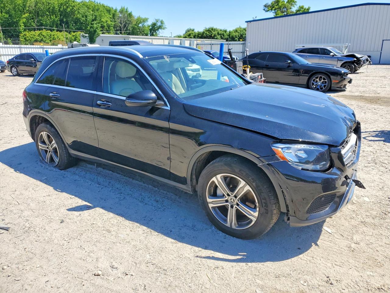 2019 Mercedes-benz Glc 300 4matic Black vin: WDC0G4KBXKV130384