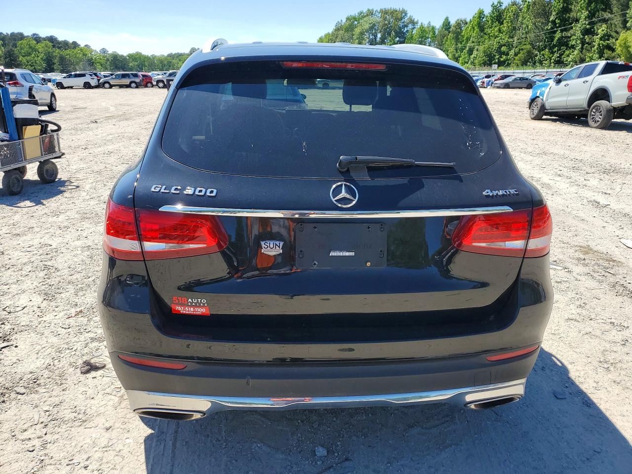 2019 Mercedes-benz Glc 300 4matic Black vin: WDC0G4KBXKV130384