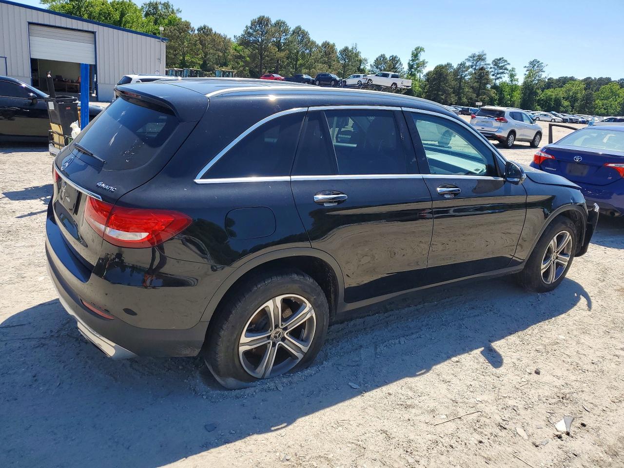 2019 Mercedes-benz Glc 300 4matic Black vin: WDC0G4KBXKV130384