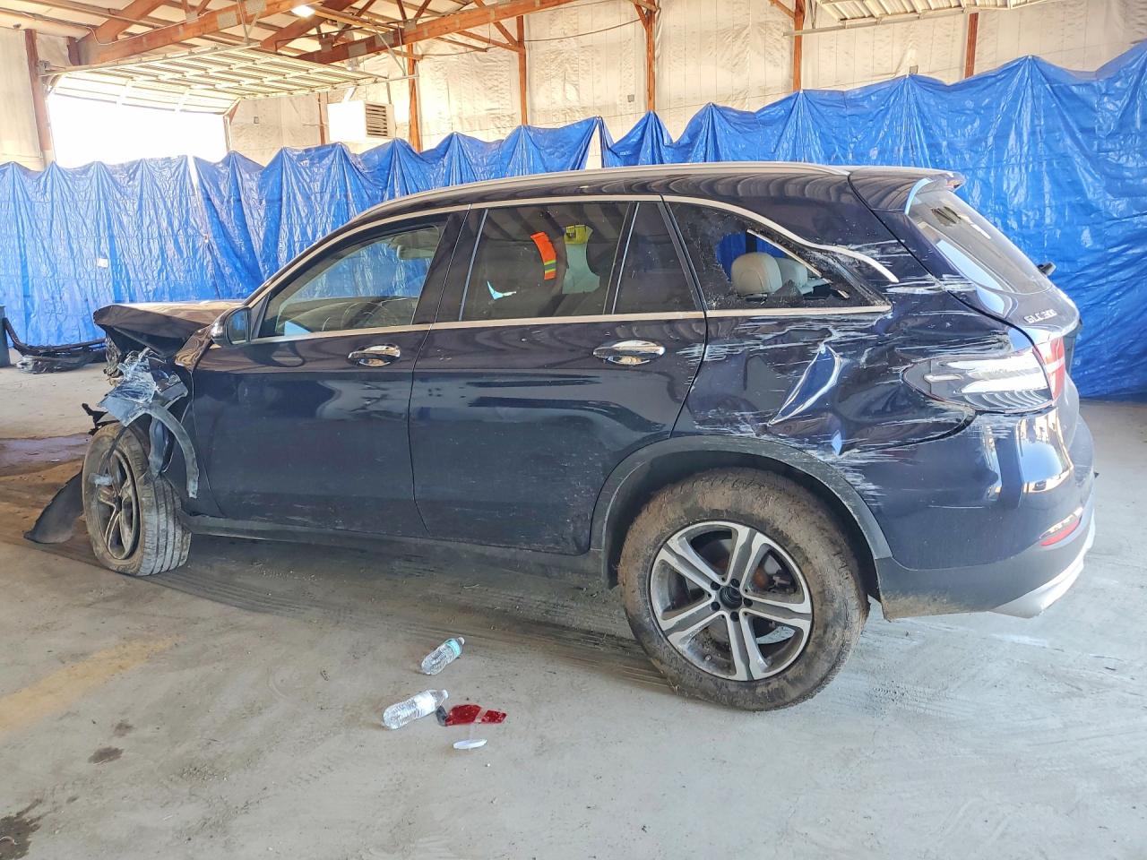 2019 Mercedes-benz Glc 300 4matic Blue vin: WDC0G4KBXKV135441