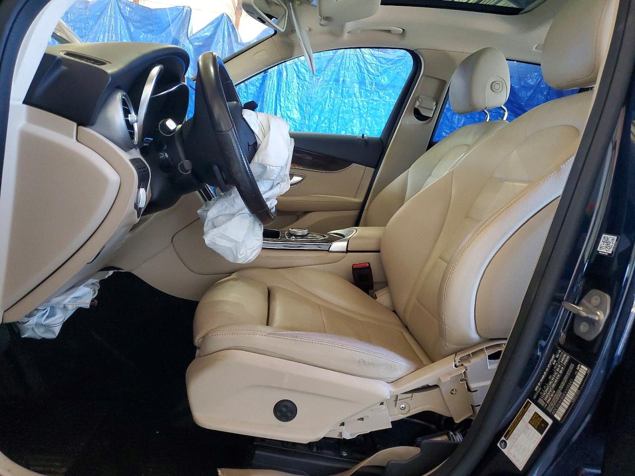 2019 Mercedes-benz Glc 300 4matic Blue vin: WDC0G4KBXKV135441