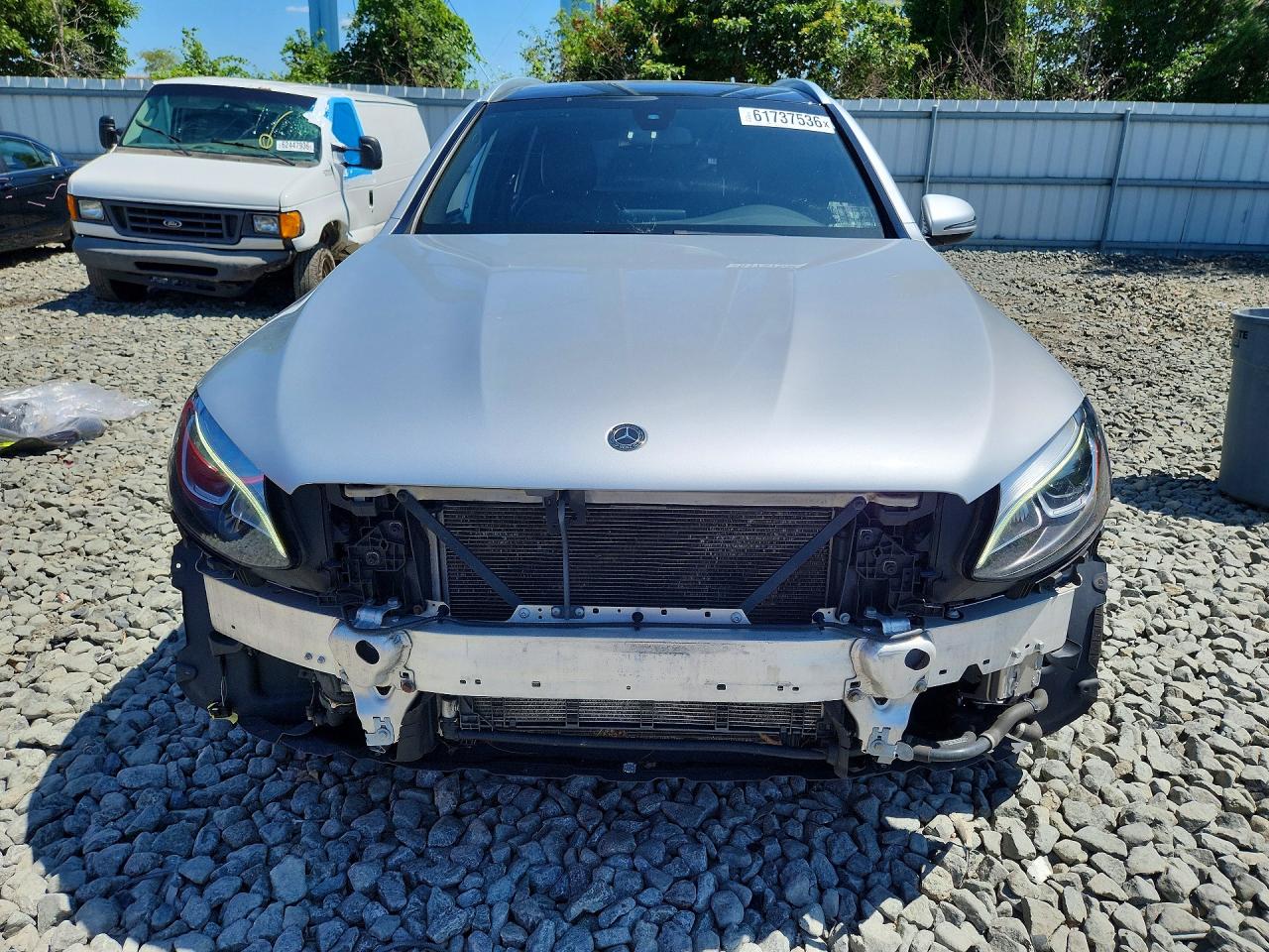 2019 Mercedes-benz Glc 350e Silver vin: WDC0G5EB1KF578153