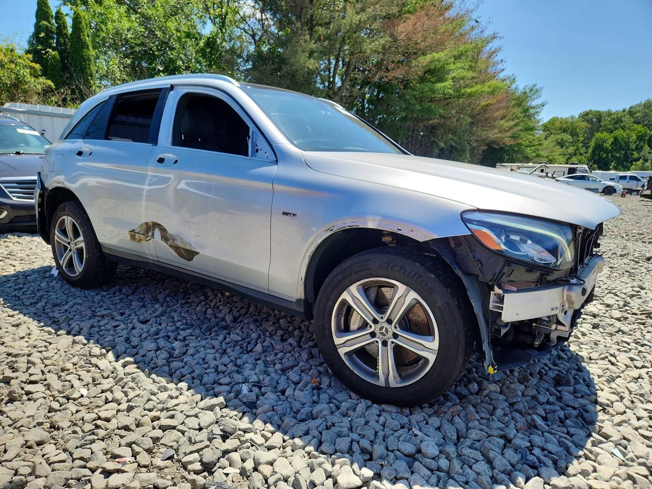 2019 Mercedes-benz Glc 350e Silver vin: WDC0G5EB1KF578153