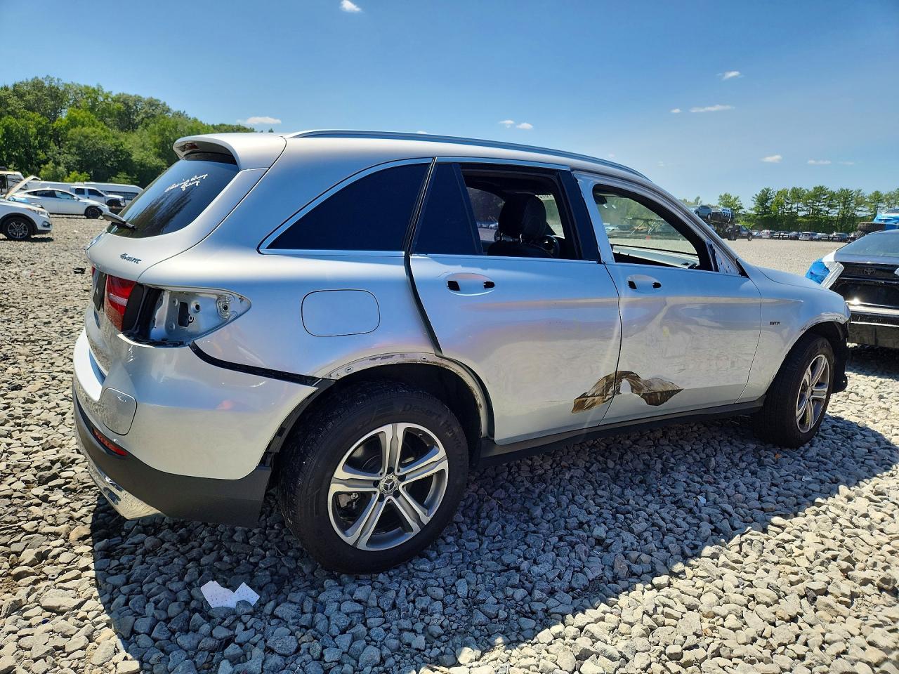 2019 Mercedes-benz Glc 350e Silver vin: WDC0G5EB1KF578153