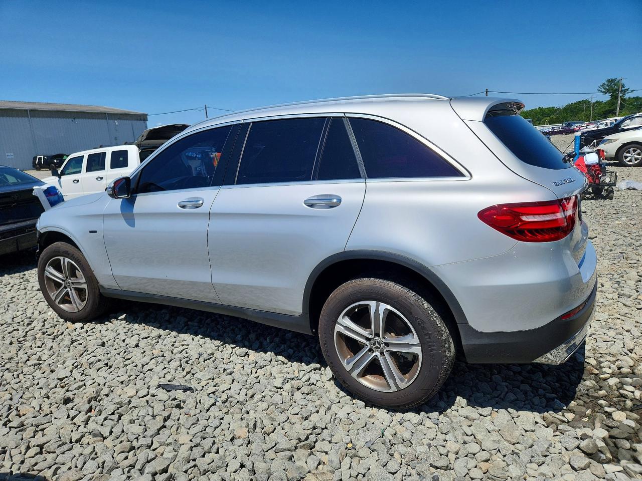 2019 Mercedes-benz Glc 350e Silver vin: WDC0G5EB1KF578153