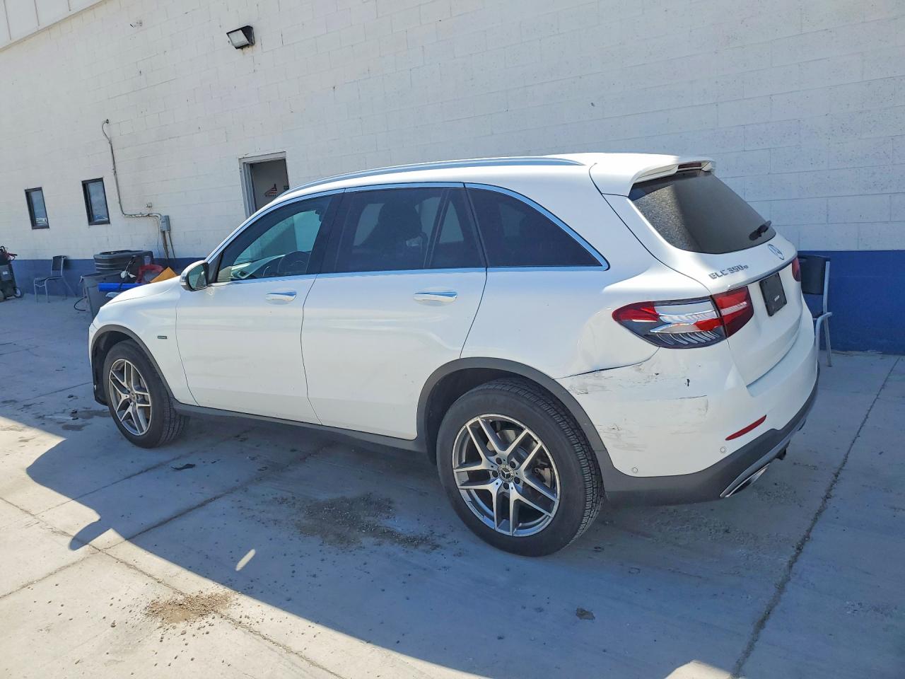 2019 Mercedes-benz Glc 350e White vin: WDC0G5EB9KF596366