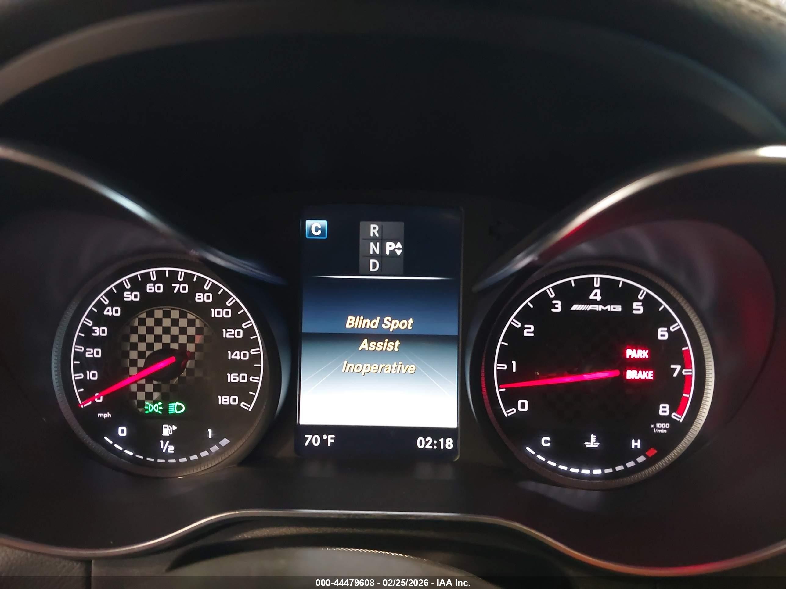 2019 Mercedes-benz Amg Glc 43 4matic Черный vin: WDC0G6EB1KF523532