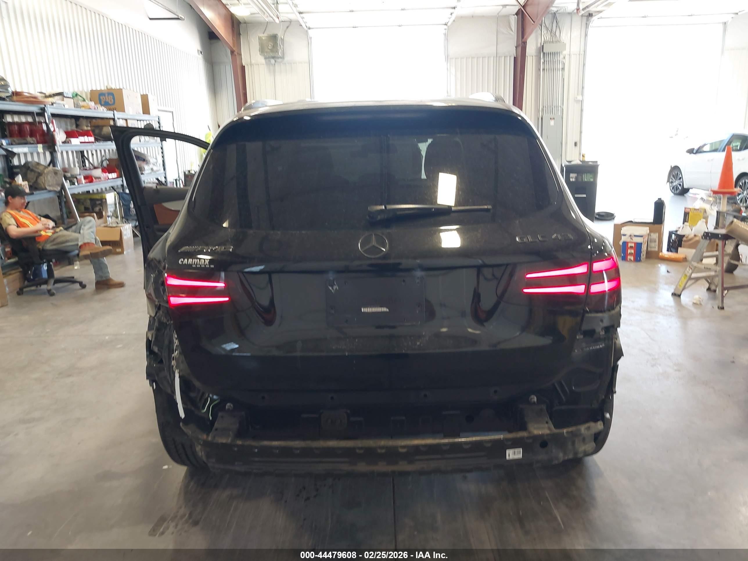 2019 Mercedes-benz Amg Glc 43 4matic Черный vin: WDC0G6EB1KF523532