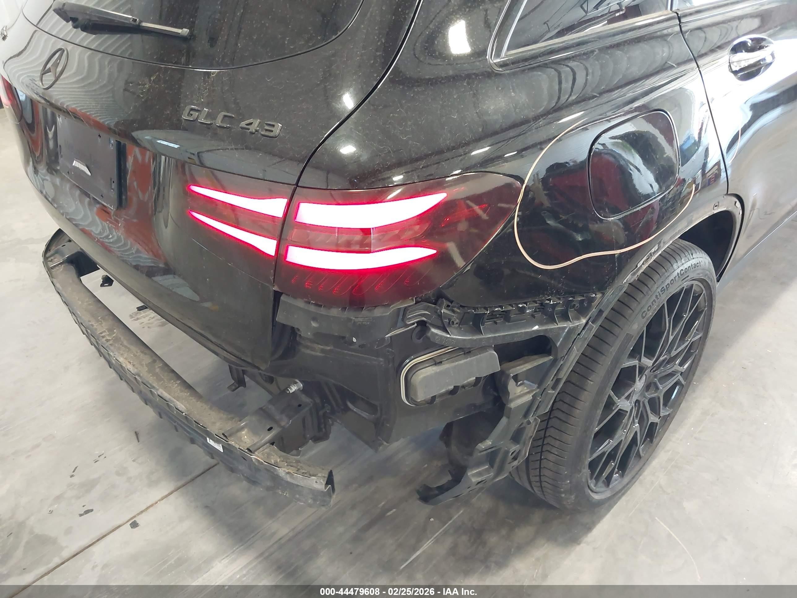 2019 Mercedes-benz Amg Glc 43 4matic Черный vin: WDC0G6EB1KF523532