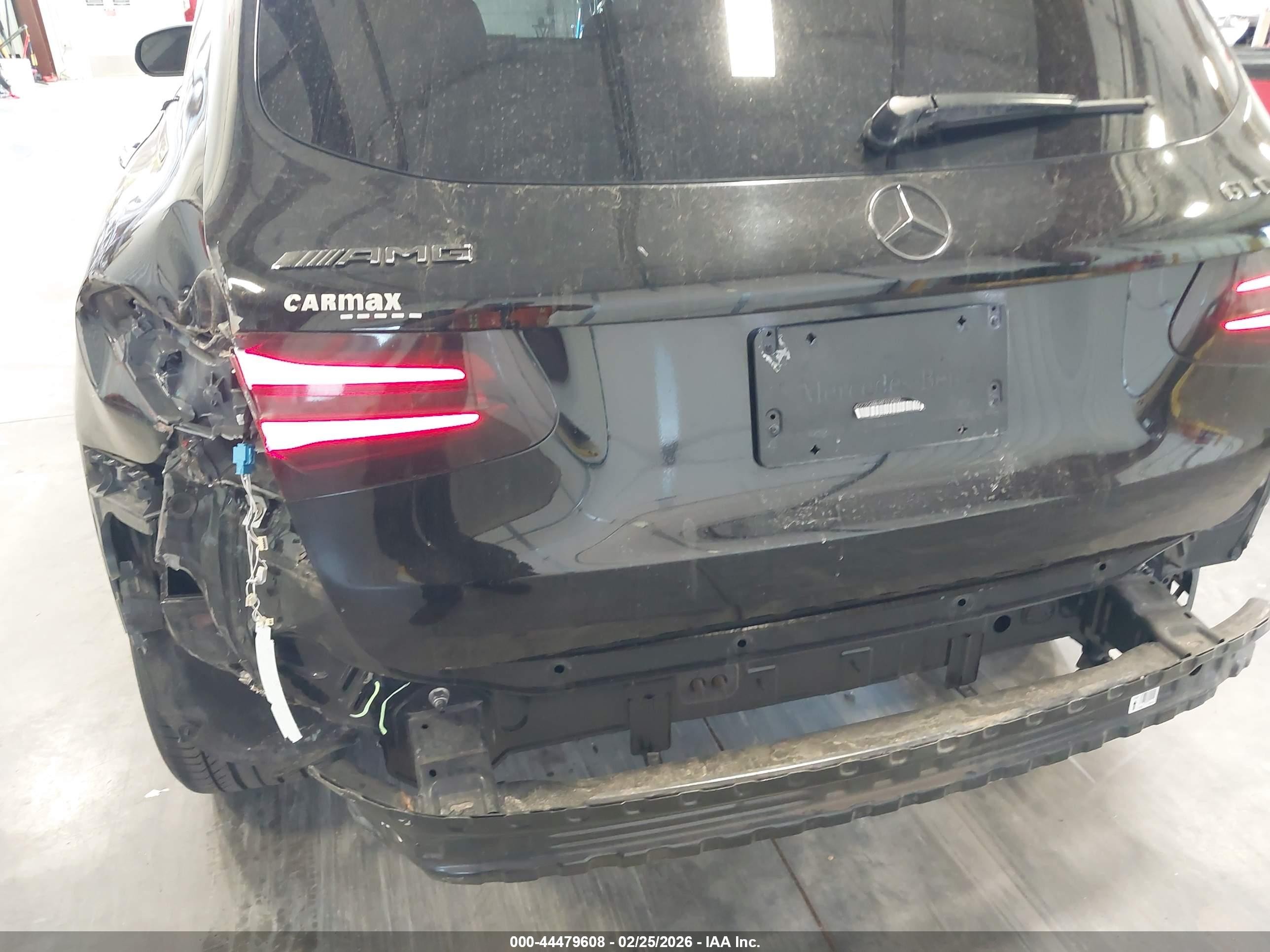 2019 Mercedes-benz Amg Glc 43 4matic Черный vin: WDC0G6EB1KF523532