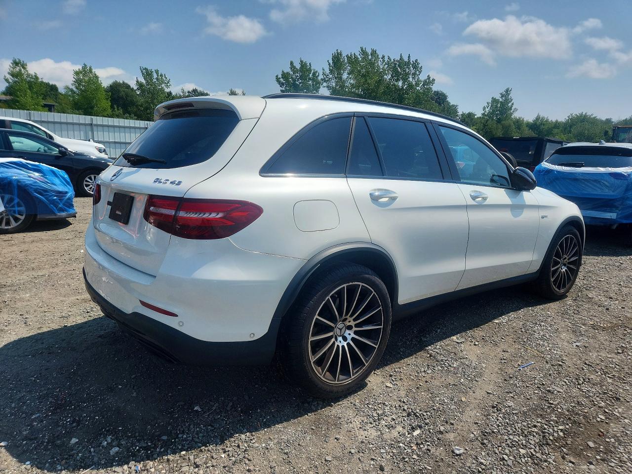 2018 Mercedes-benz Glc 43 4matic Amg Белый vin: WDC0G6EB2JF397096