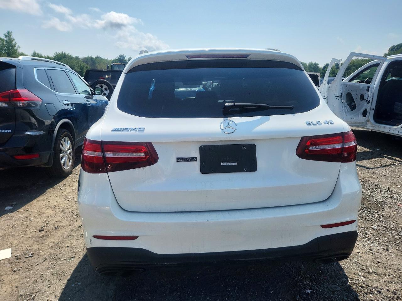 2018 Mercedes-benz Glc 43 4matic Amg Белый vin: WDC0G6EB2JF397096