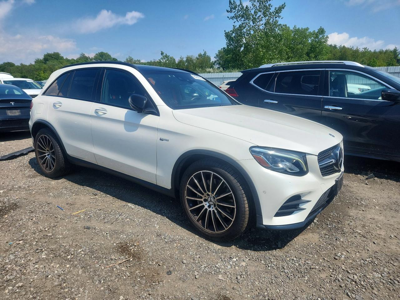 2018 Mercedes-benz Glc 43 4matic Amg Белый vin: WDC0G6EB2JF397096