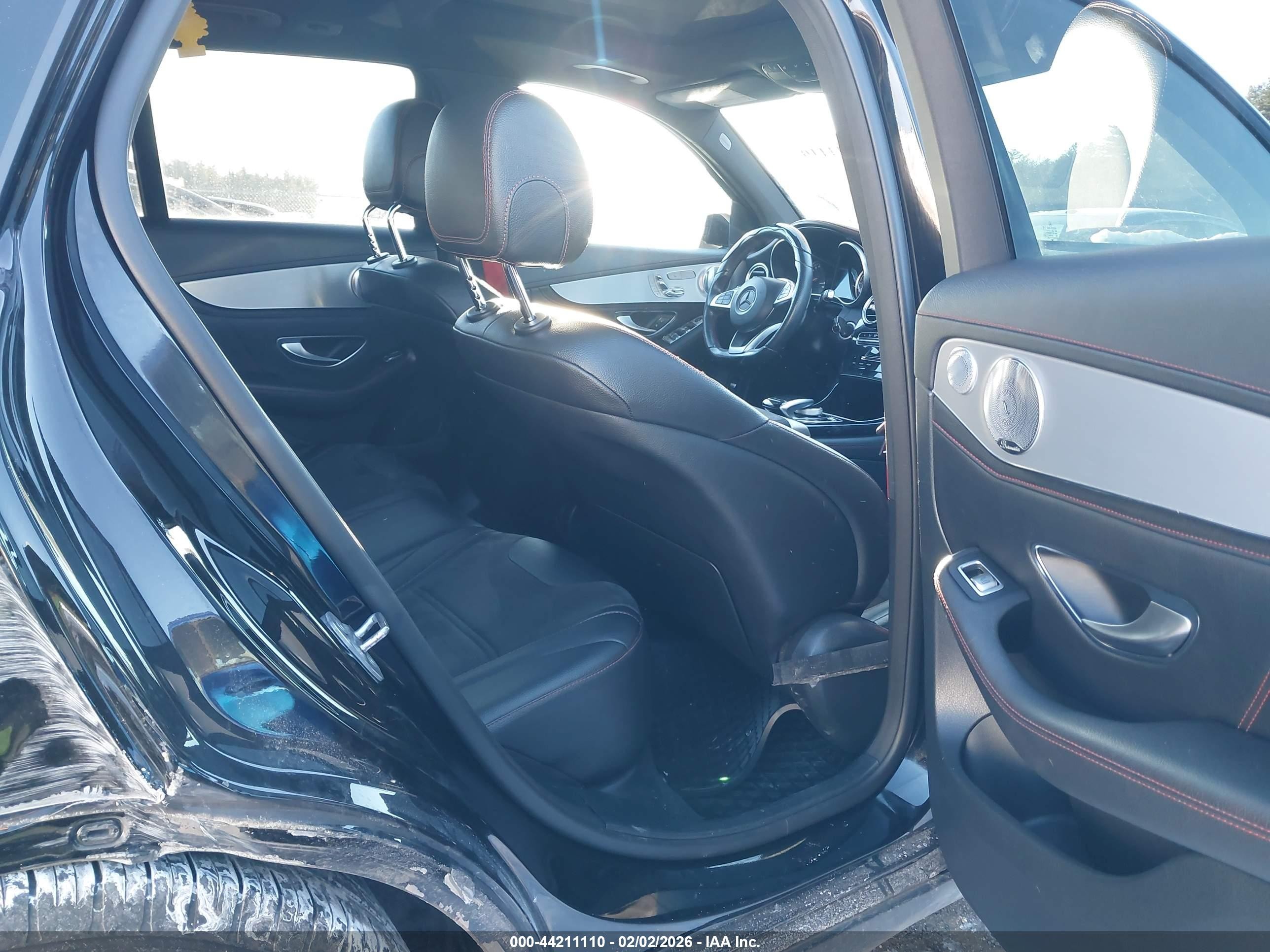 2017 Mercedes-benz Amg Glc 43 4matic Черный vin: WDC0G6EB3HF144704