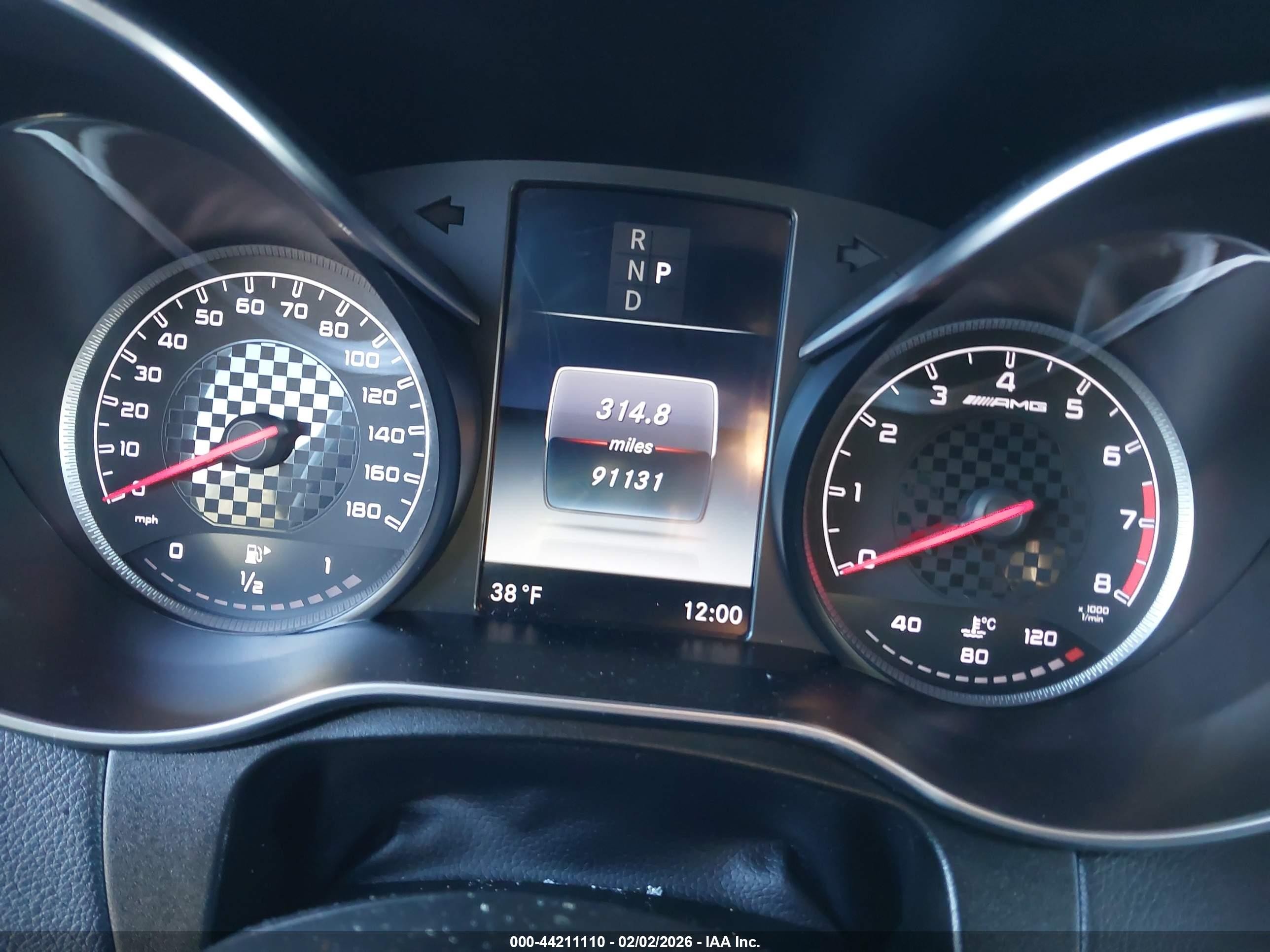 2017 Mercedes-benz Amg Glc 43 4matic Черный vin: WDC0G6EB3HF144704