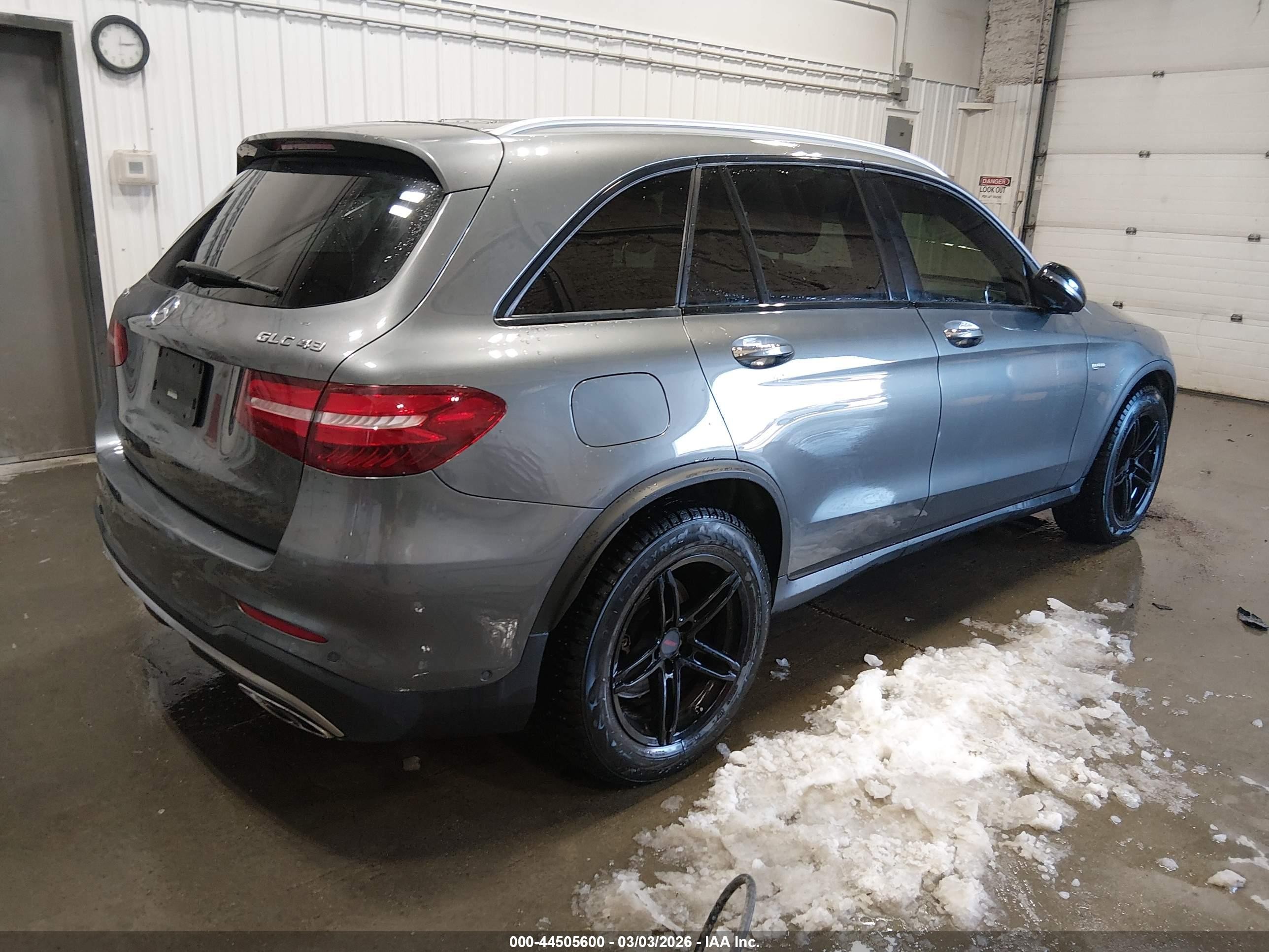 2018 Mercedes-benz Amg Glc 43 4matic Серый vin: WDC0G6EB4JV025586