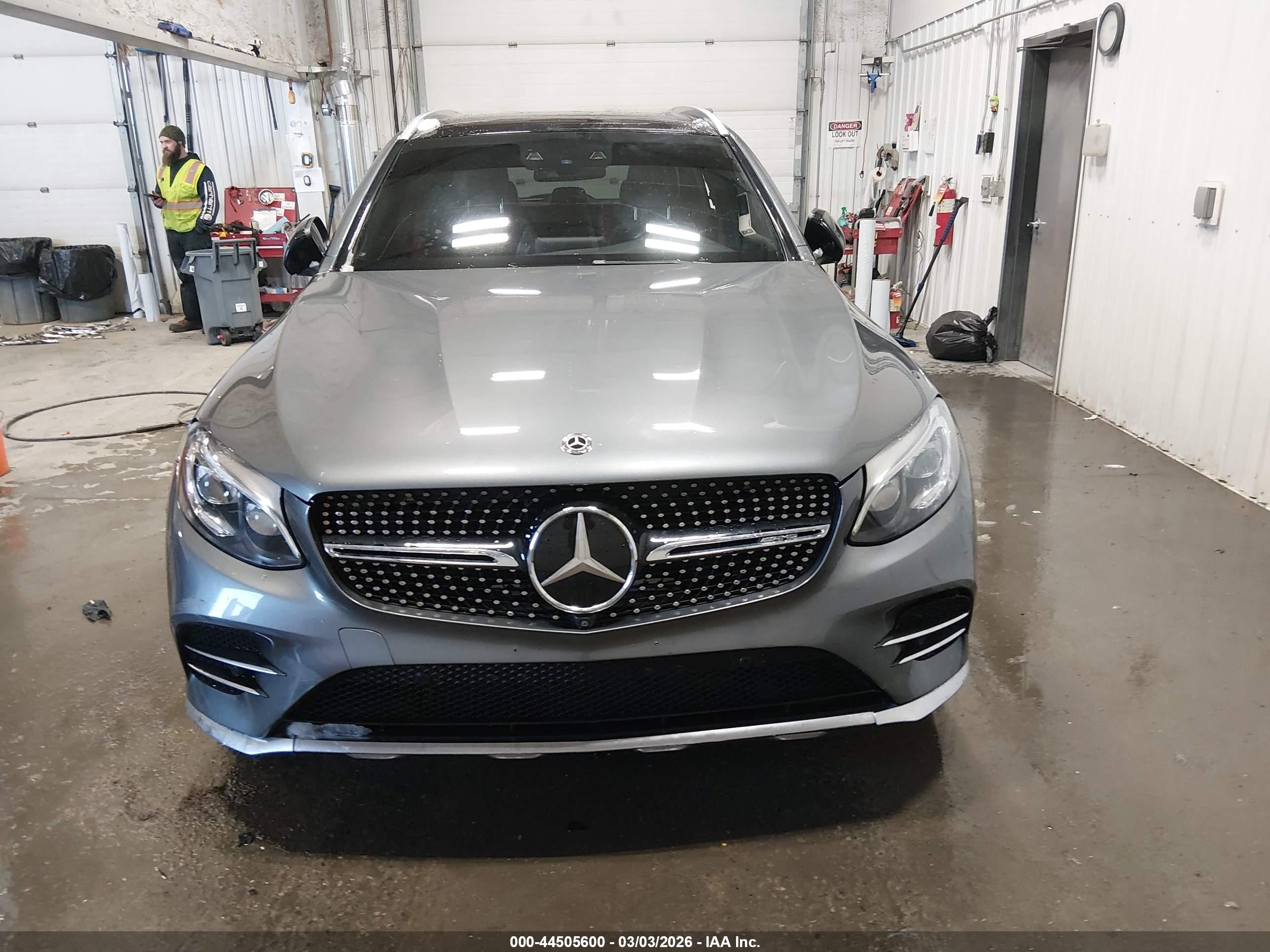 2018 Mercedes-benz Amg Glc 43 4matic Серый vin: WDC0G6EB4JV025586