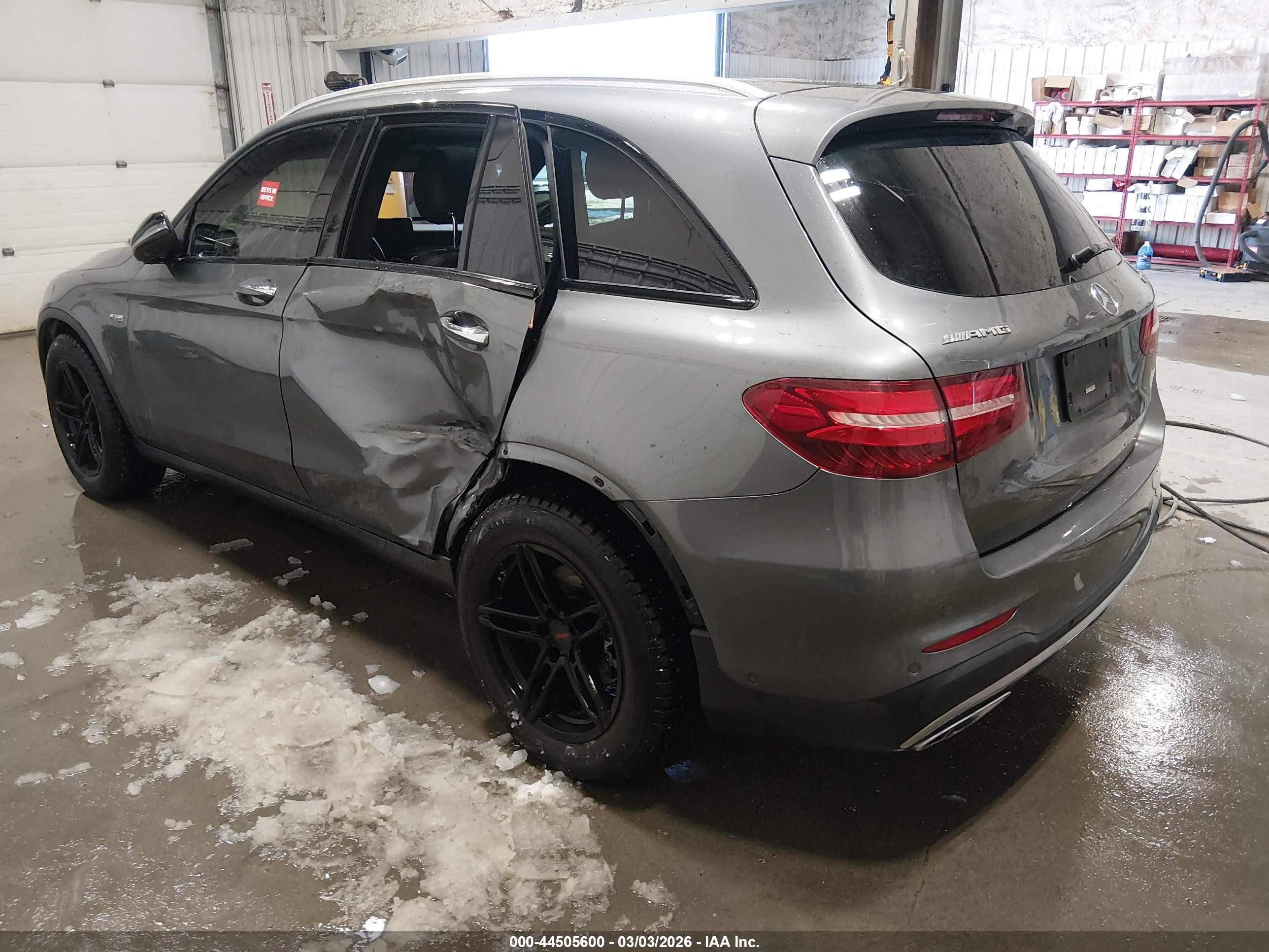 2018 Mercedes-benz Amg Glc 43 4matic Серый vin: WDC0G6EB4JV025586