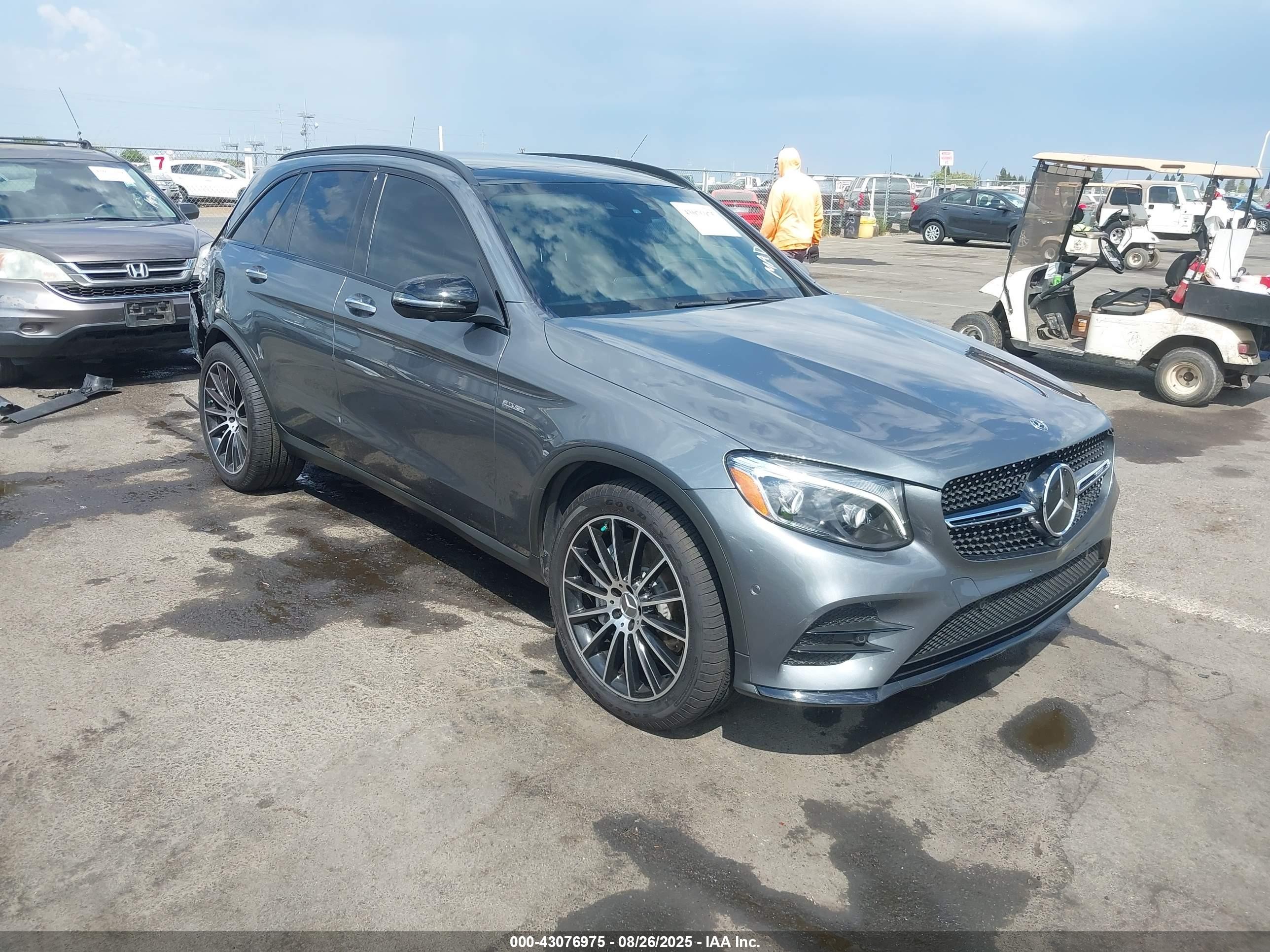 2018 Mercedes-benz Amg Glc 43 4matic Gray vin: WDC0G6EB7JV022715