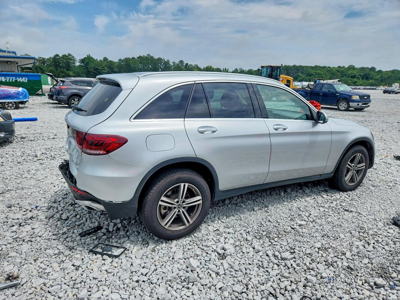 2020 Mercedes-benz Glc 300 Silver vin: WDC0G8DB0LF700991