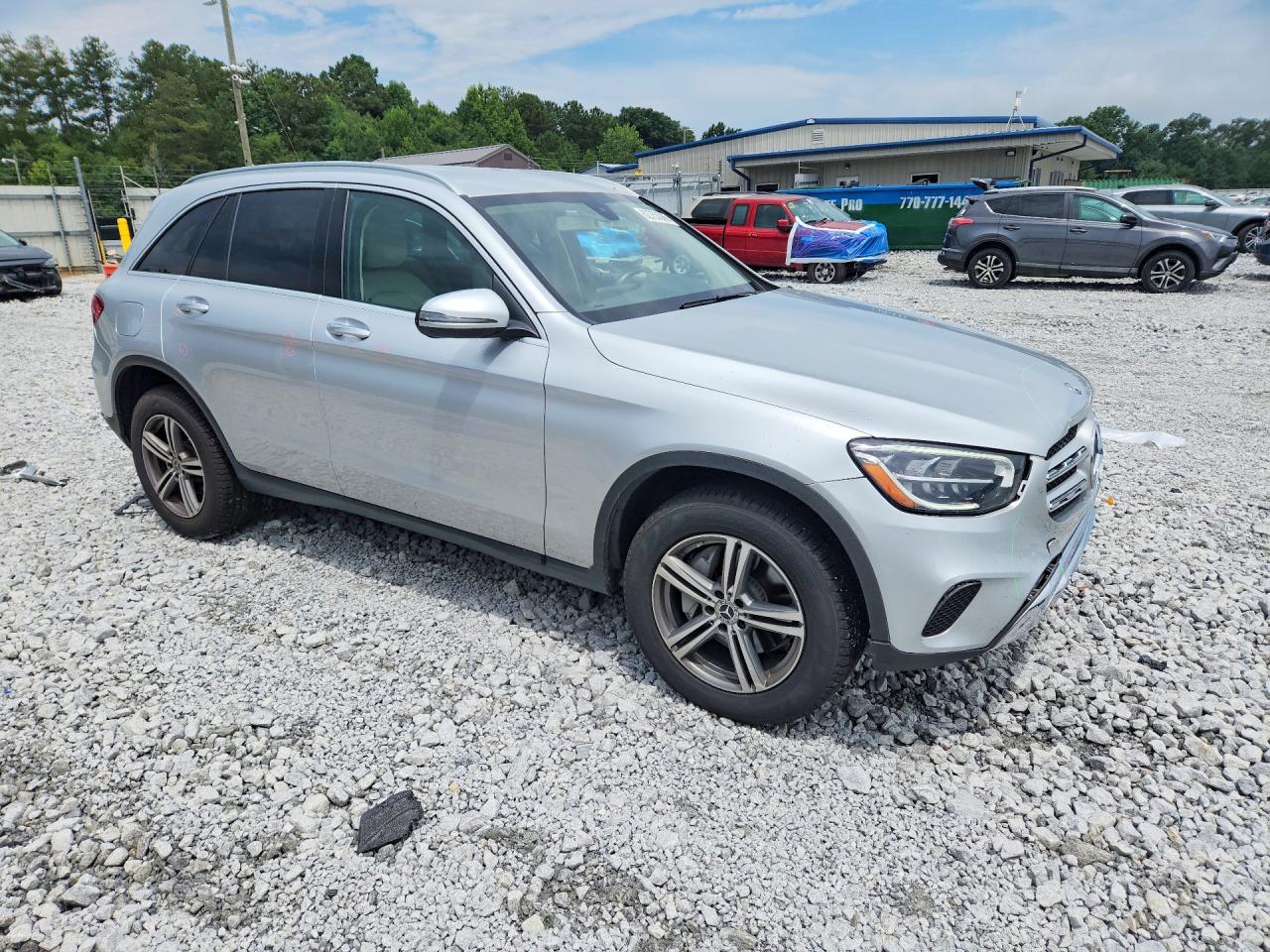 2020 Mercedes-benz Glc 300 Silver vin: WDC0G8DB0LF700991