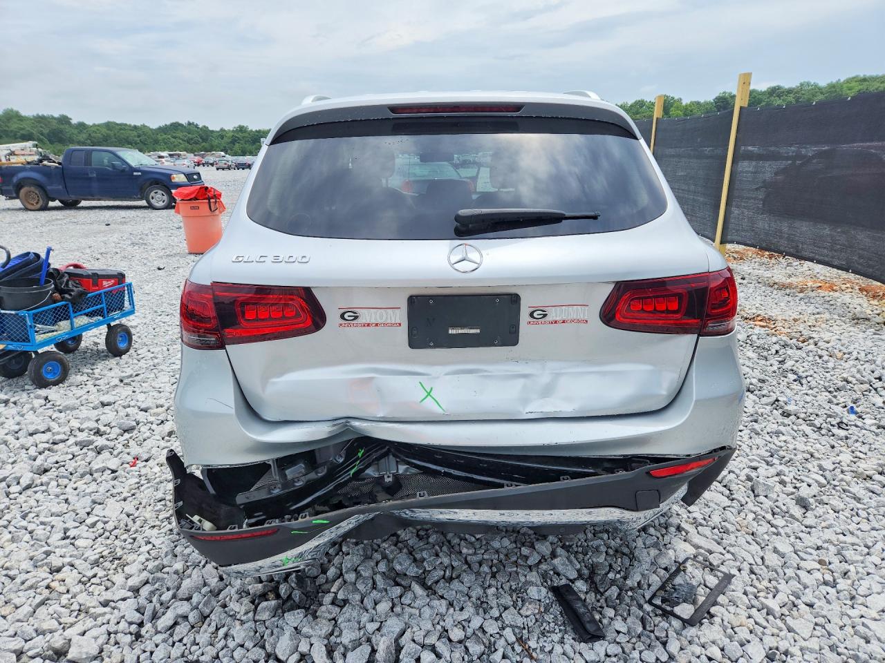2020 Mercedes-benz Glc 300 Silver vin: WDC0G8DB0LF700991