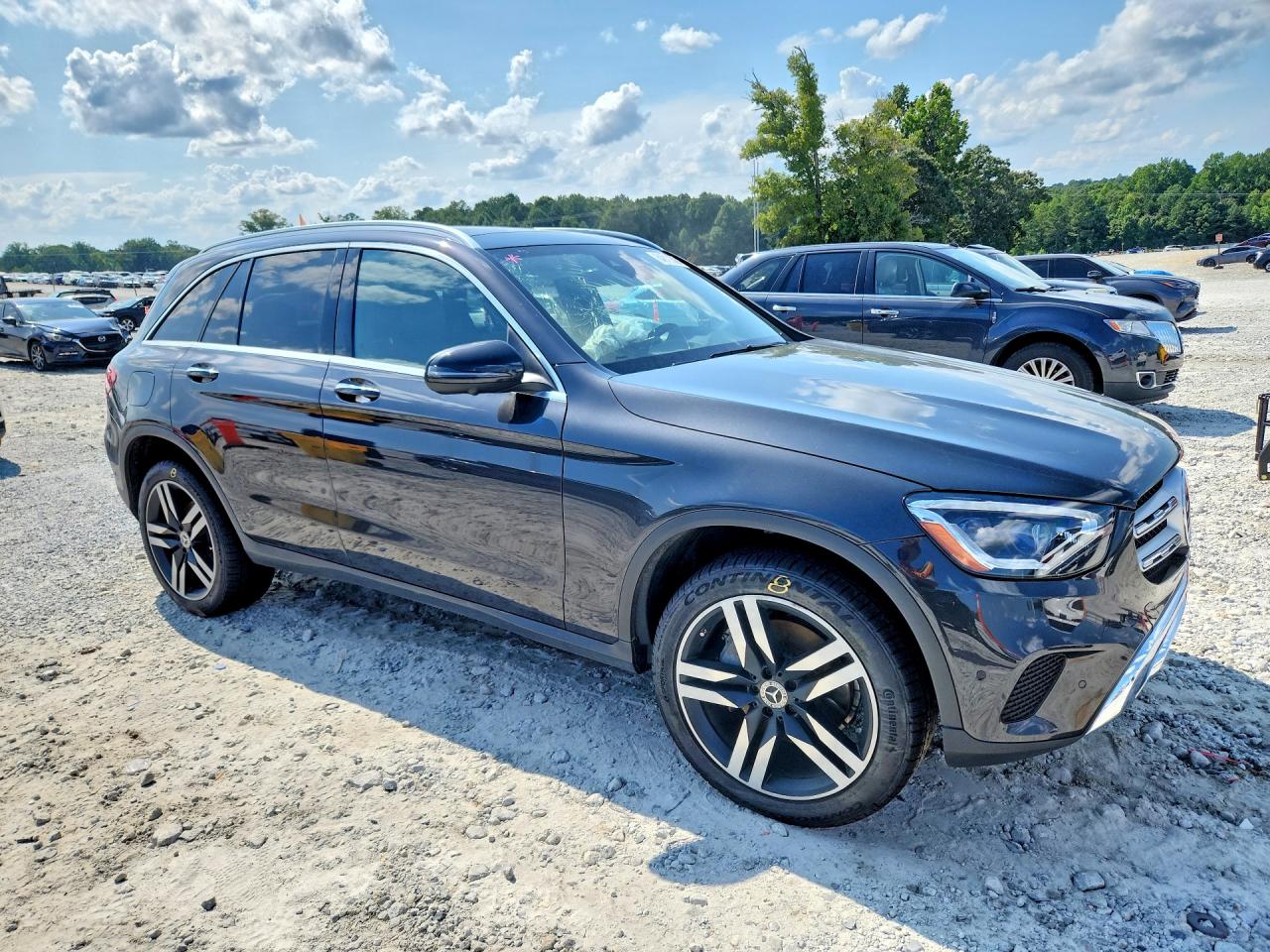 2020 Mercedes-benz Glc 300 Black vin: WDC0G8DB5LF675733