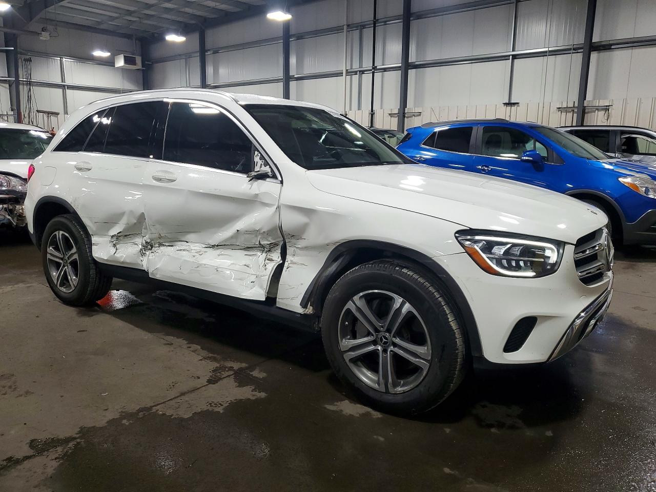 2020 Mercedes-benz Glc 300 White vin: WDC0G8DB8LF692686