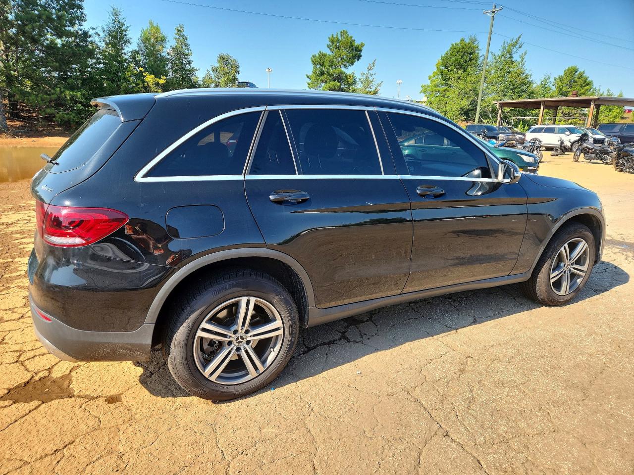 2020 Mercedes-benz Glc 300 4matic Черный vin: WDC0G8EB3LF708677