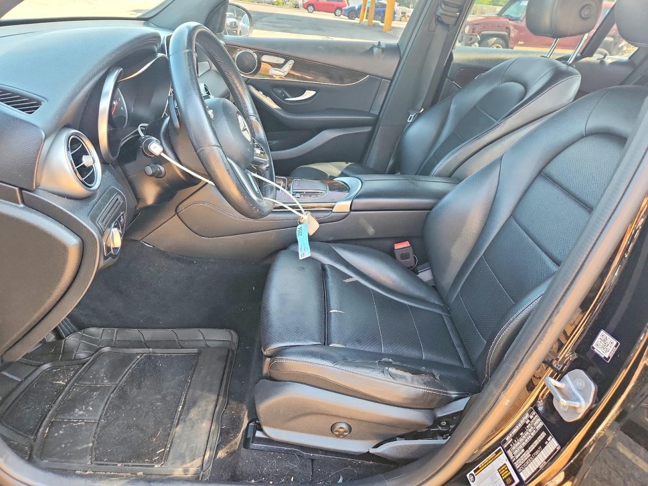 2020 Mercedes-benz Glc 300 4matic Черный vin: WDC0G8EB3LF708677