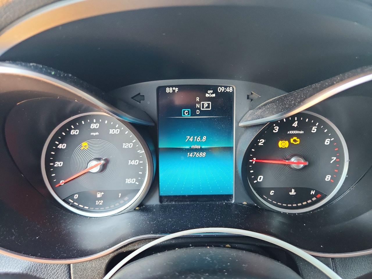 2020 Mercedes-benz Glc 300 4matic Черный vin: WDC0G8EB3LF708677