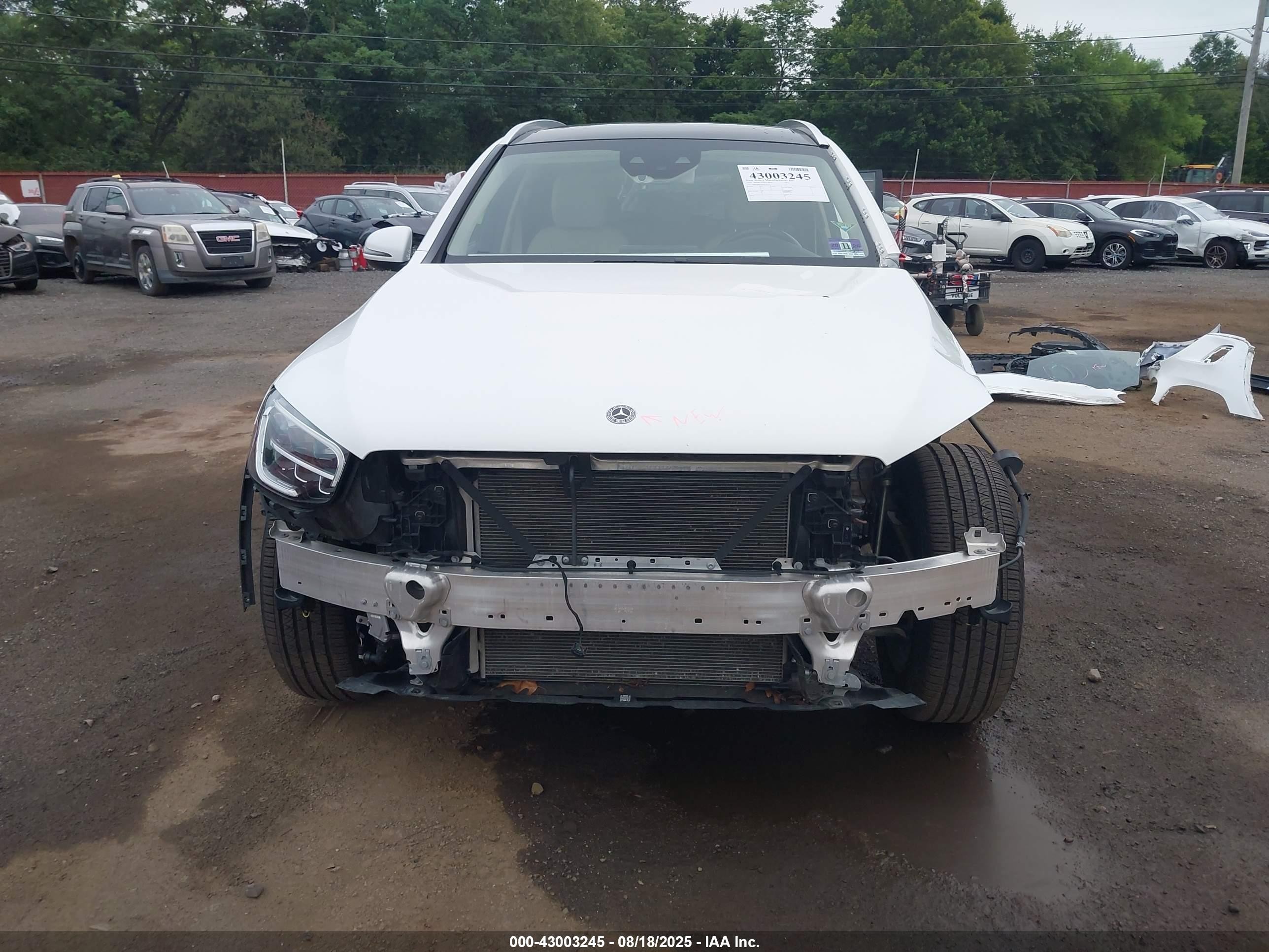 2020 Mercedes-benz Glc 300 4matic White vin: WDC0G8EB3LF723132