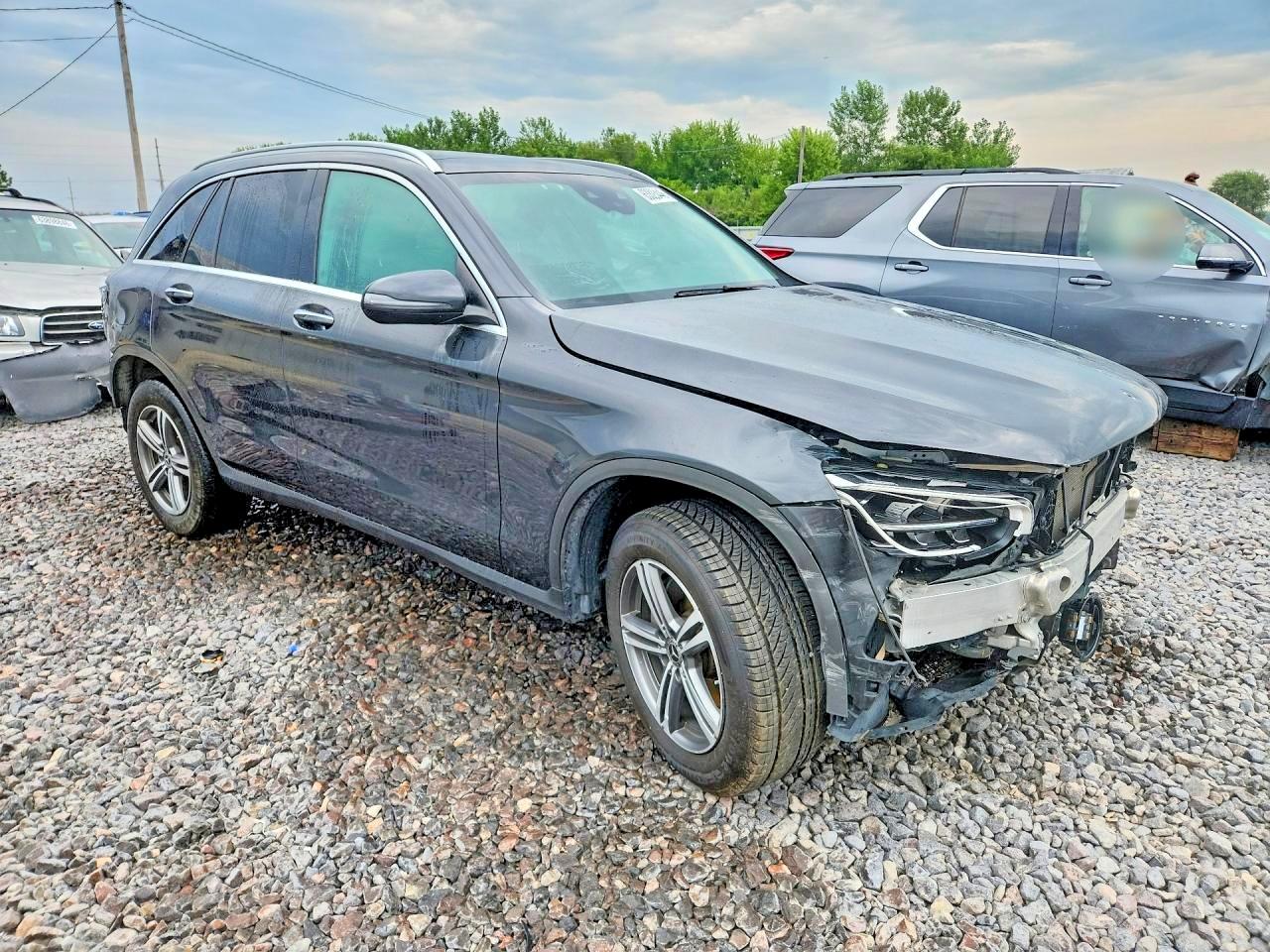 2020 Mercedes-benz Glc 300 4matic Gray vin: WDC0G8EB6LF742175