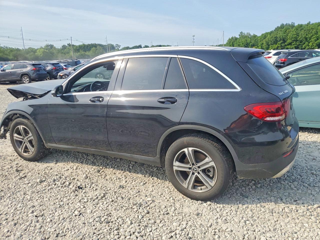 2020 Mercedes-benz Glc 300 4matic Черный vin: WDC0G8EB7LF718371