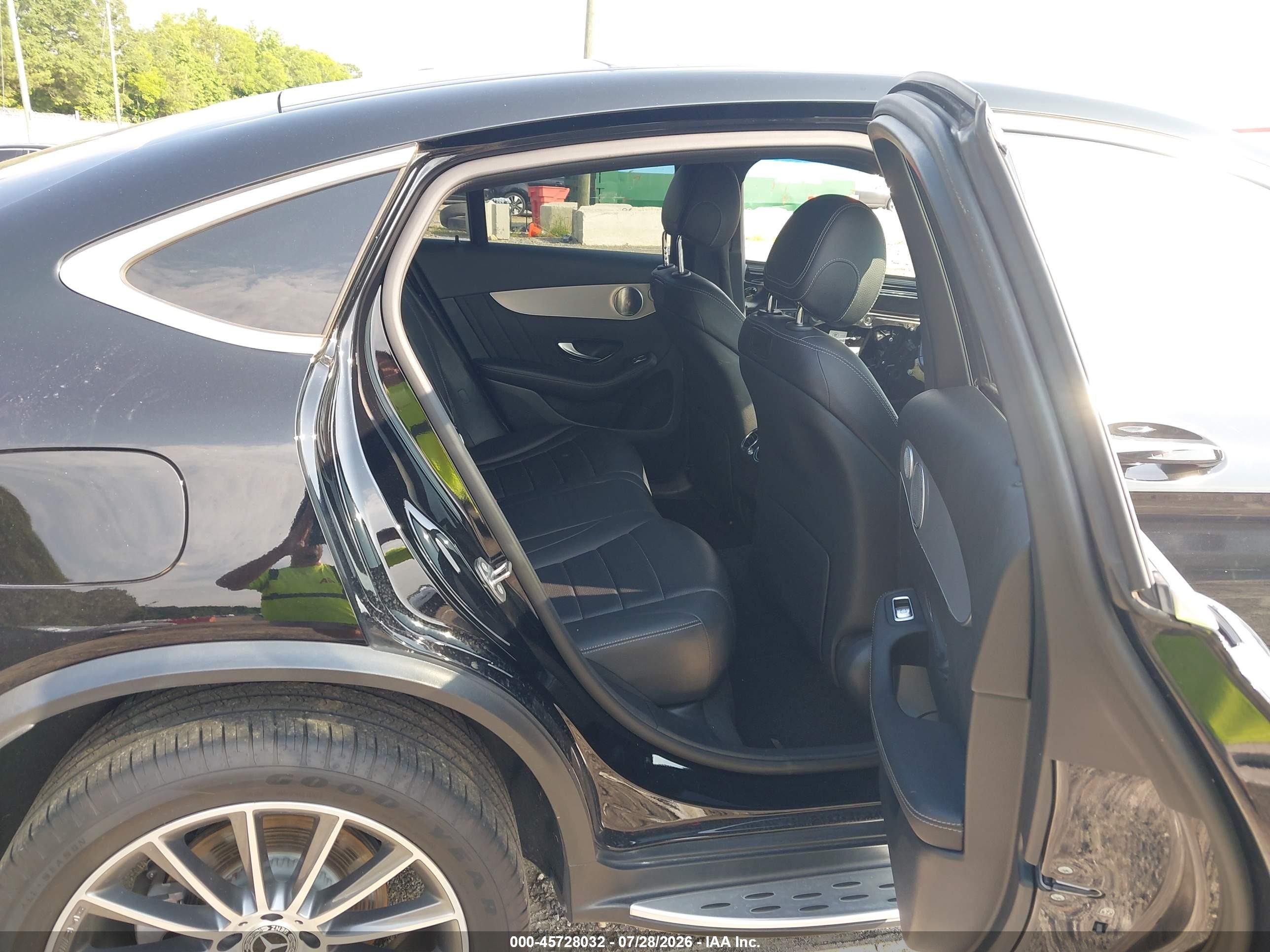 2019 Mercedes-benz Glc 300 Coupe 4matic Black vin: WDC0J4KB1KF658844
